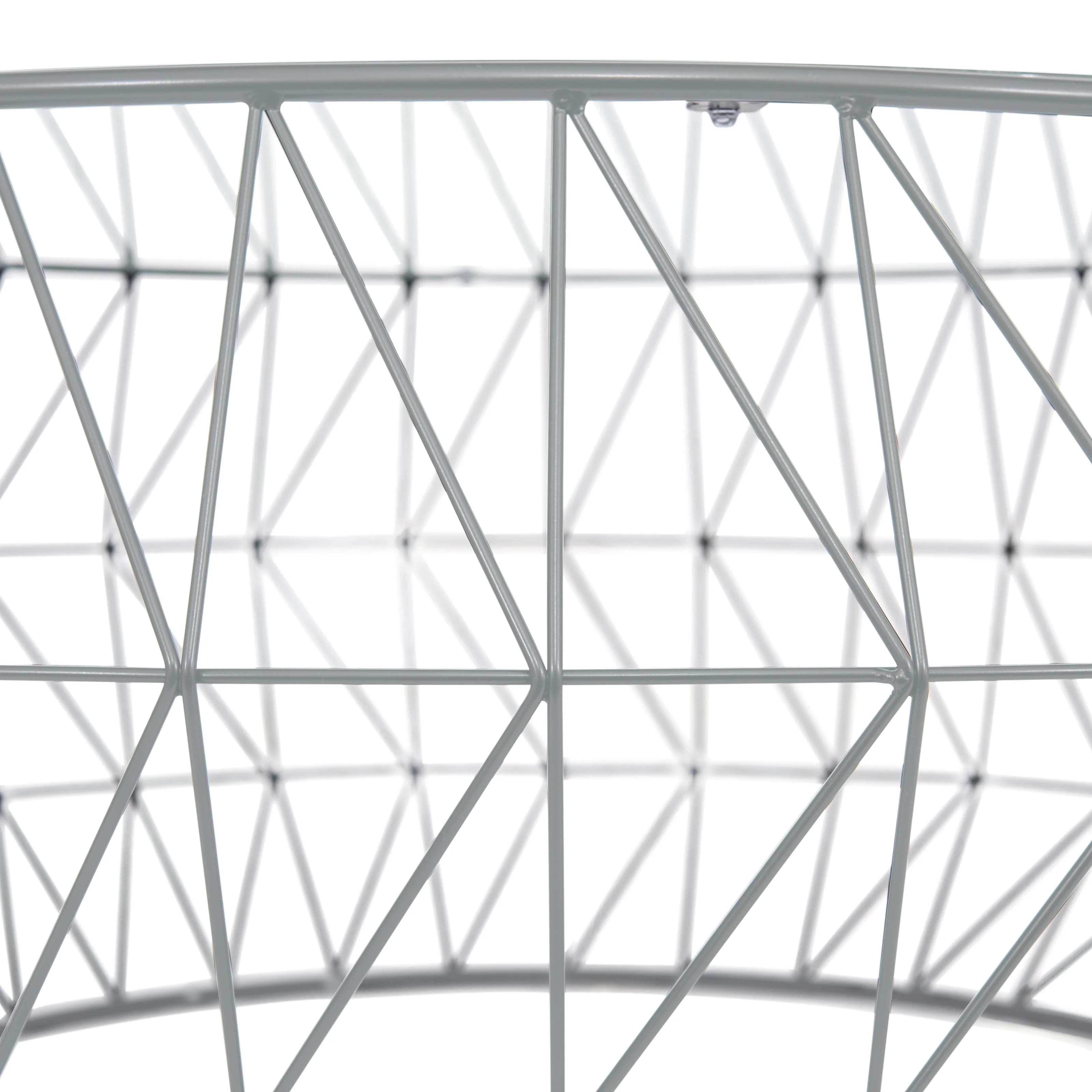 Malibu Modern Round Glass Top Coffee Table With Metal Base