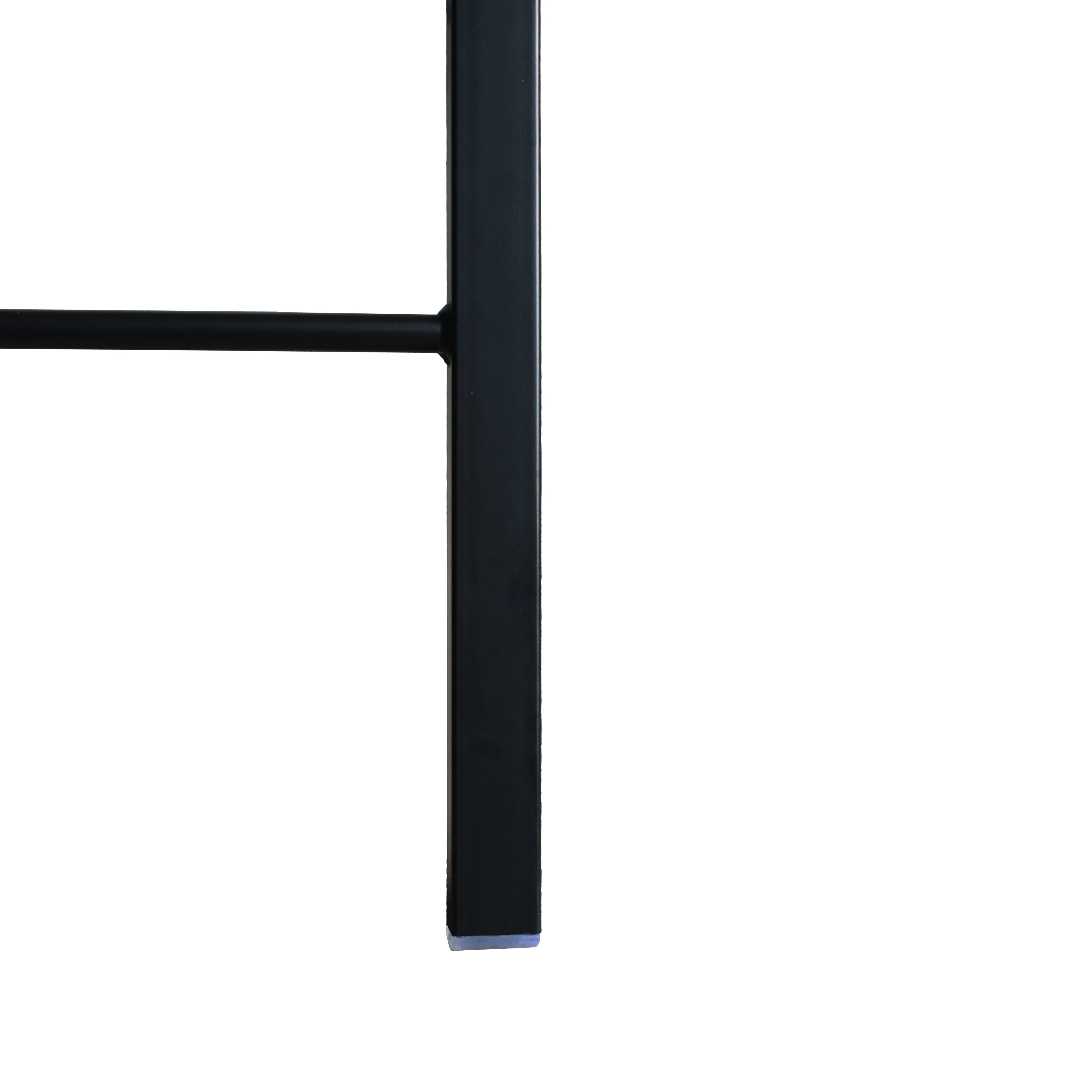 Menno Modern Acrylic Folding Chair Black Frame With Trans Black Seat Set of 4