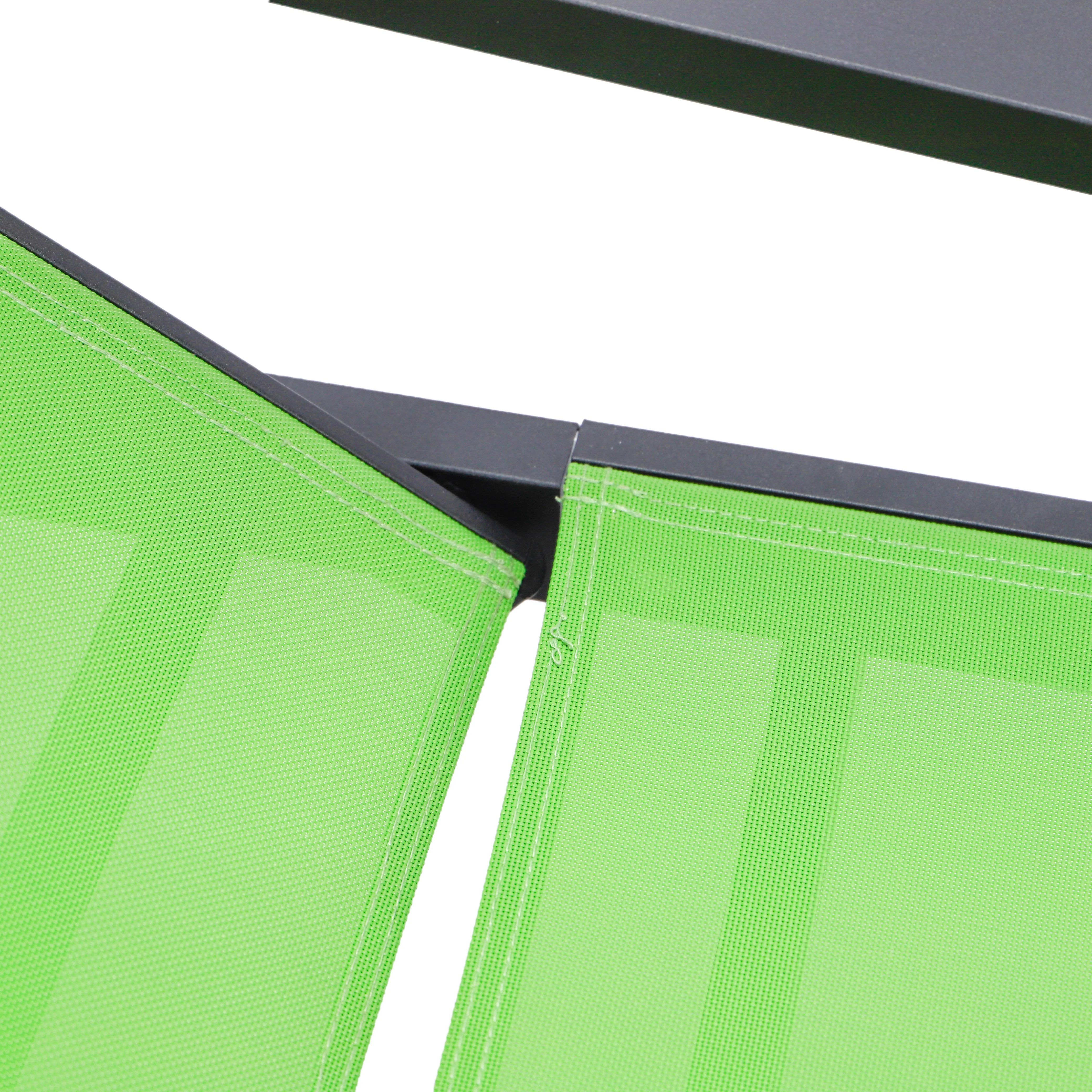 Marlin Modern Aluminum Outdoor Patio Chaise Lounge Chair With Arms Set of 2 with Square Fire Pit Side Table Perfect for Patio, Lawn, and Garden