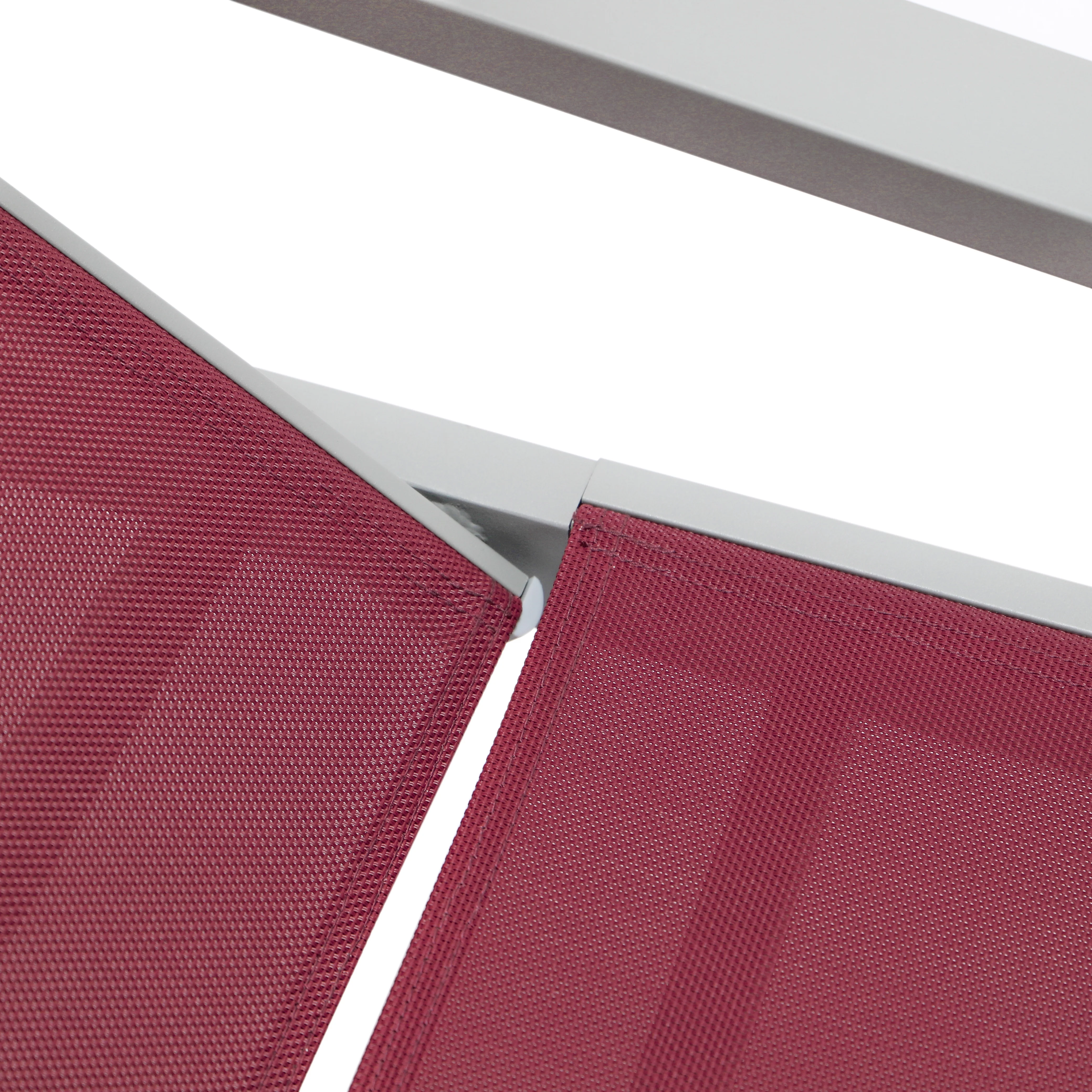 Marlin Modern Aluminum Outdoor Patio Chaise Lounge Chair With Arms Set of 2 with Square Fire Pit Side Table Perfect for Patio, Lawn, and Garden