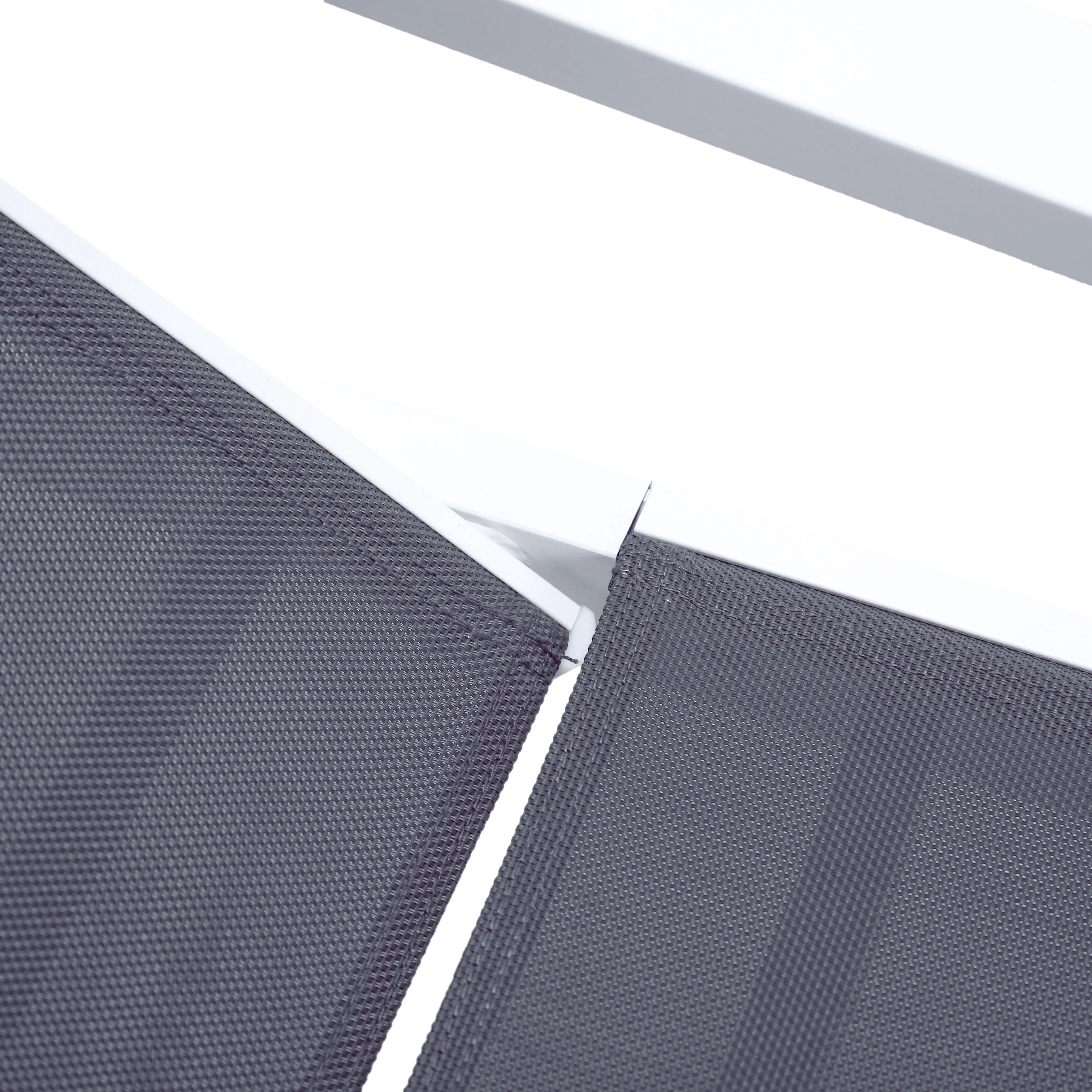 Marlin Modern White Aluminum Outdoor Patio Chaise Lounge Chair With Arms and Square Fire Pit Side Table Perfect for Patio, Lawn, and Garden