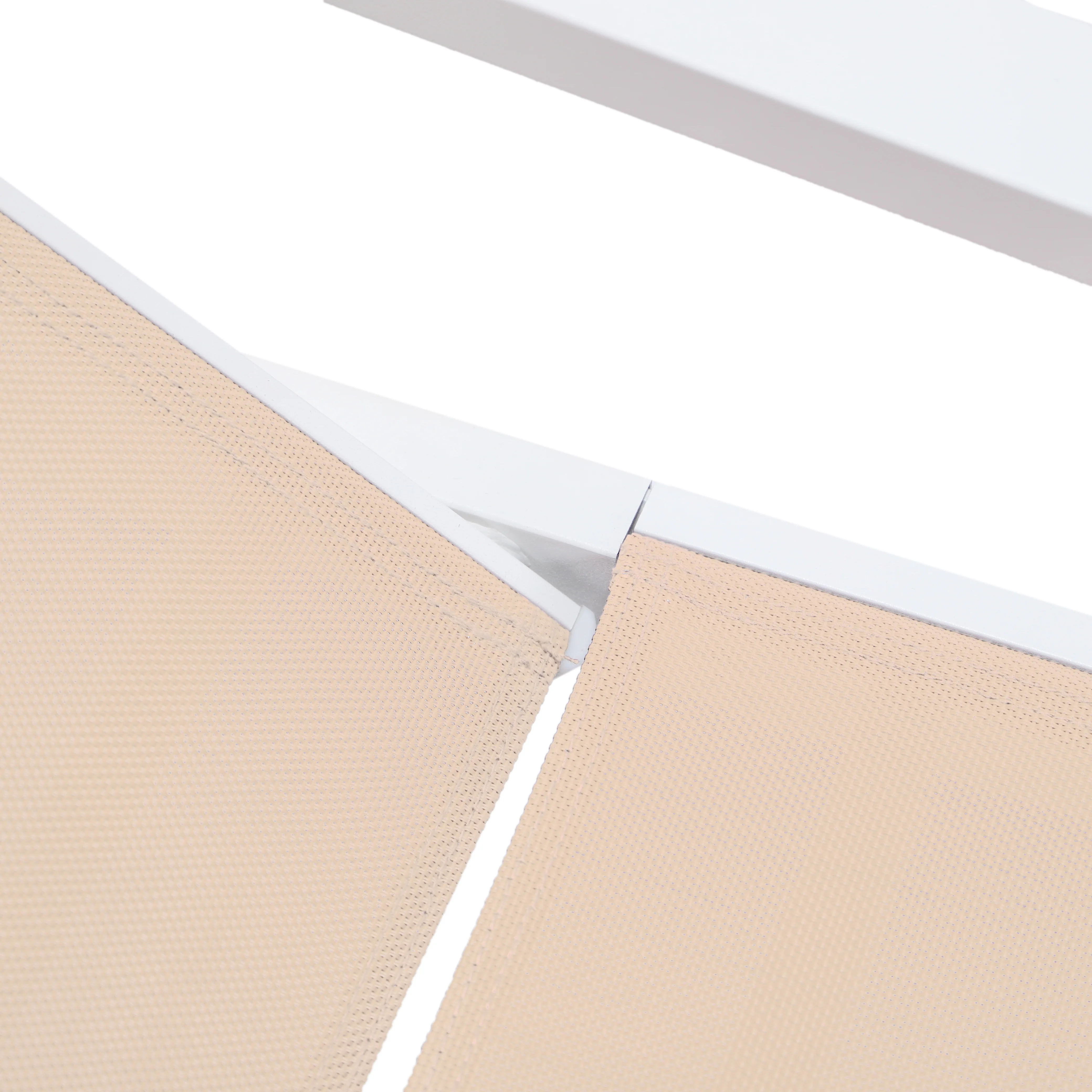 Marlin Modern White Aluminum Outdoor Patio Chaise Lounge Chair With Arms and Square Fire Pit Side Table Perfect for Patio, Lawn, and Garden