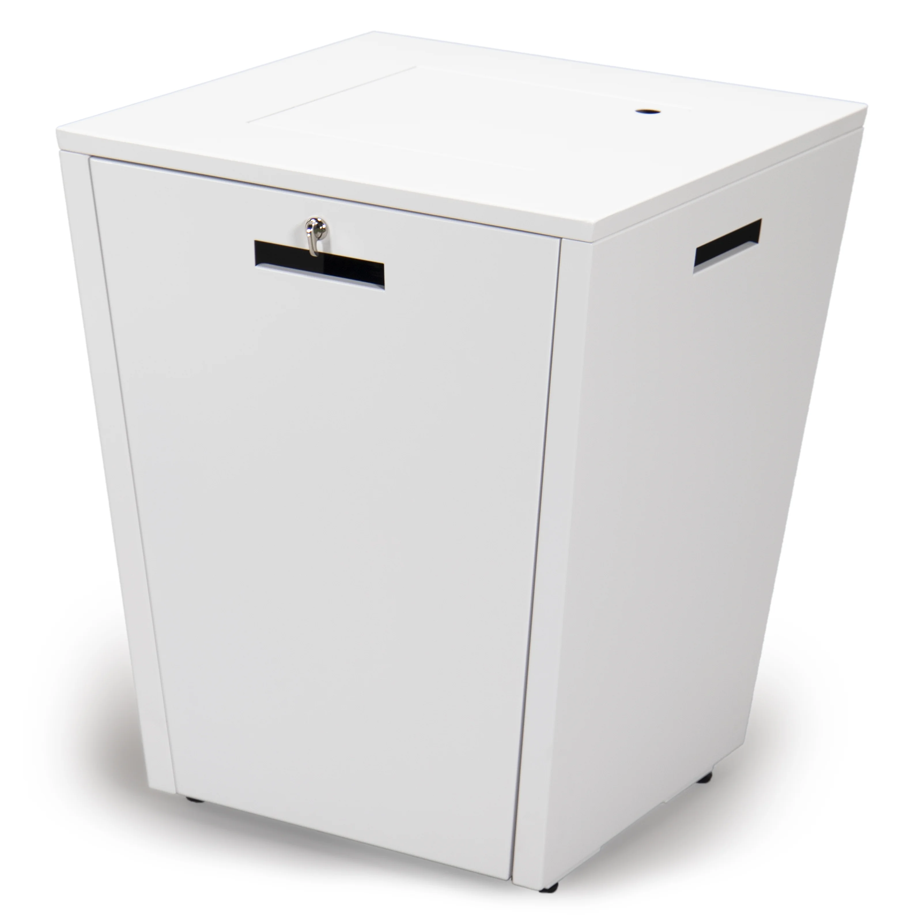 Marlin Modern White Aluminum Outdoor Patio Chaise Lounge Chair With Arms and Square Fire Pit Side Table Perfect for Patio, Lawn, and Garden