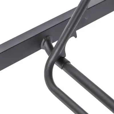 Marlin Patio Chaise Lounge Chair With Black Aluminum Frame