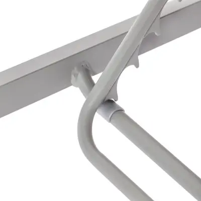 Marlin Modern Grey Aluminum Outdoor Patio Chaise Lounge Chair with Square Fire Pit Side Table Perfect for Patio, Lawn, and Garden