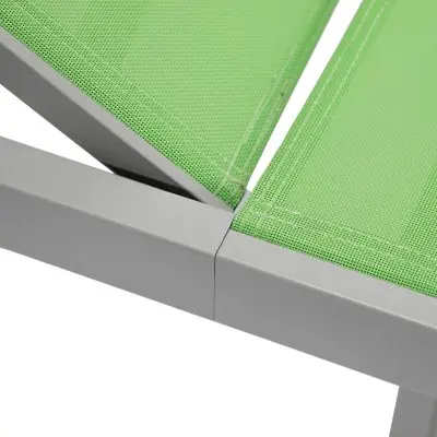 Marlin Modern Aluminum Outdoor Patio Chaise Lounge Chair Set of 2 with Square Fire Pit Side Table Perfect for Patio, Lawn, and Garden