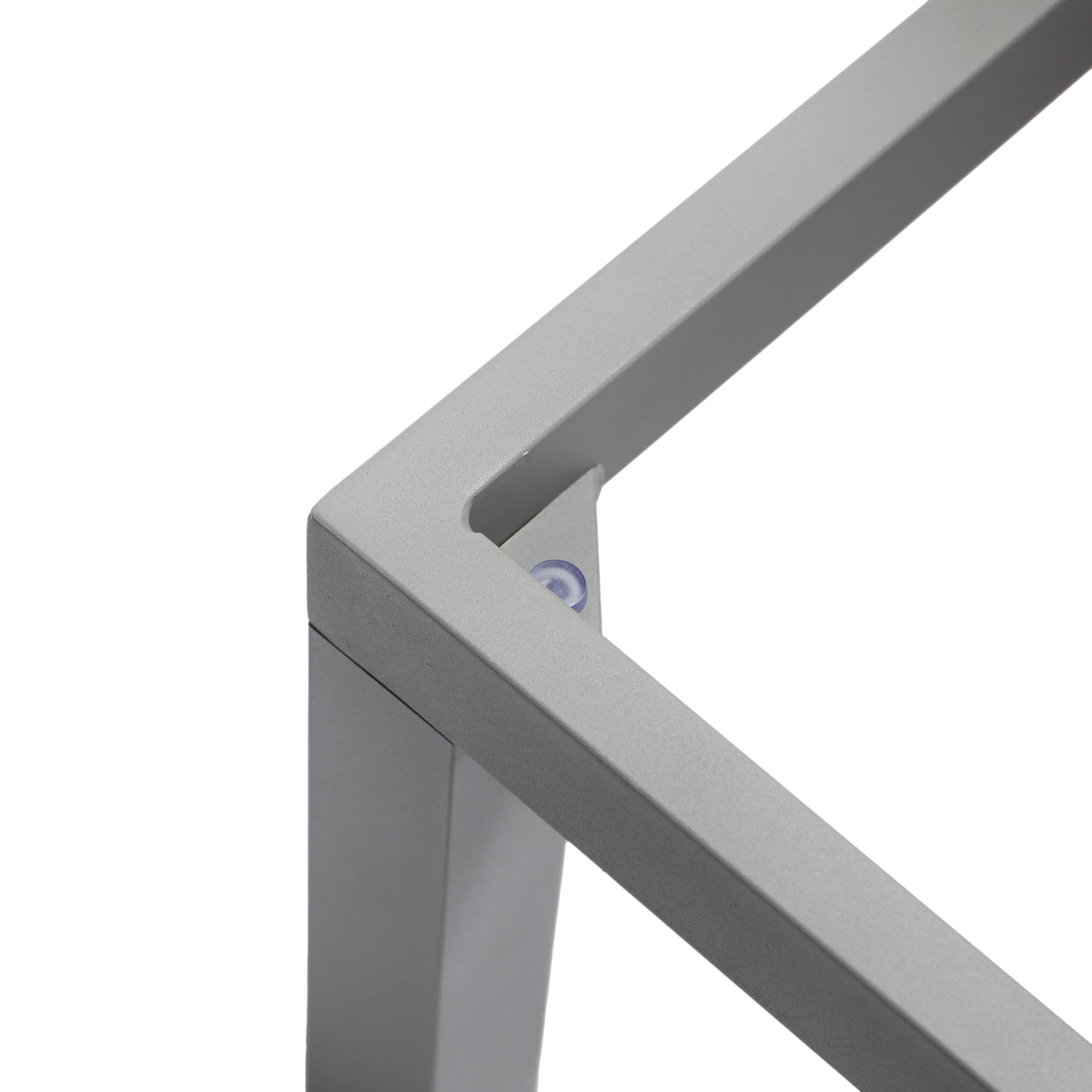 Marlin Modern Grey Aluminum Outdoor Patio Chaise Lounge Chair with Square Fire Pit Side Table Perfect for Patio, Lawn, and Garden