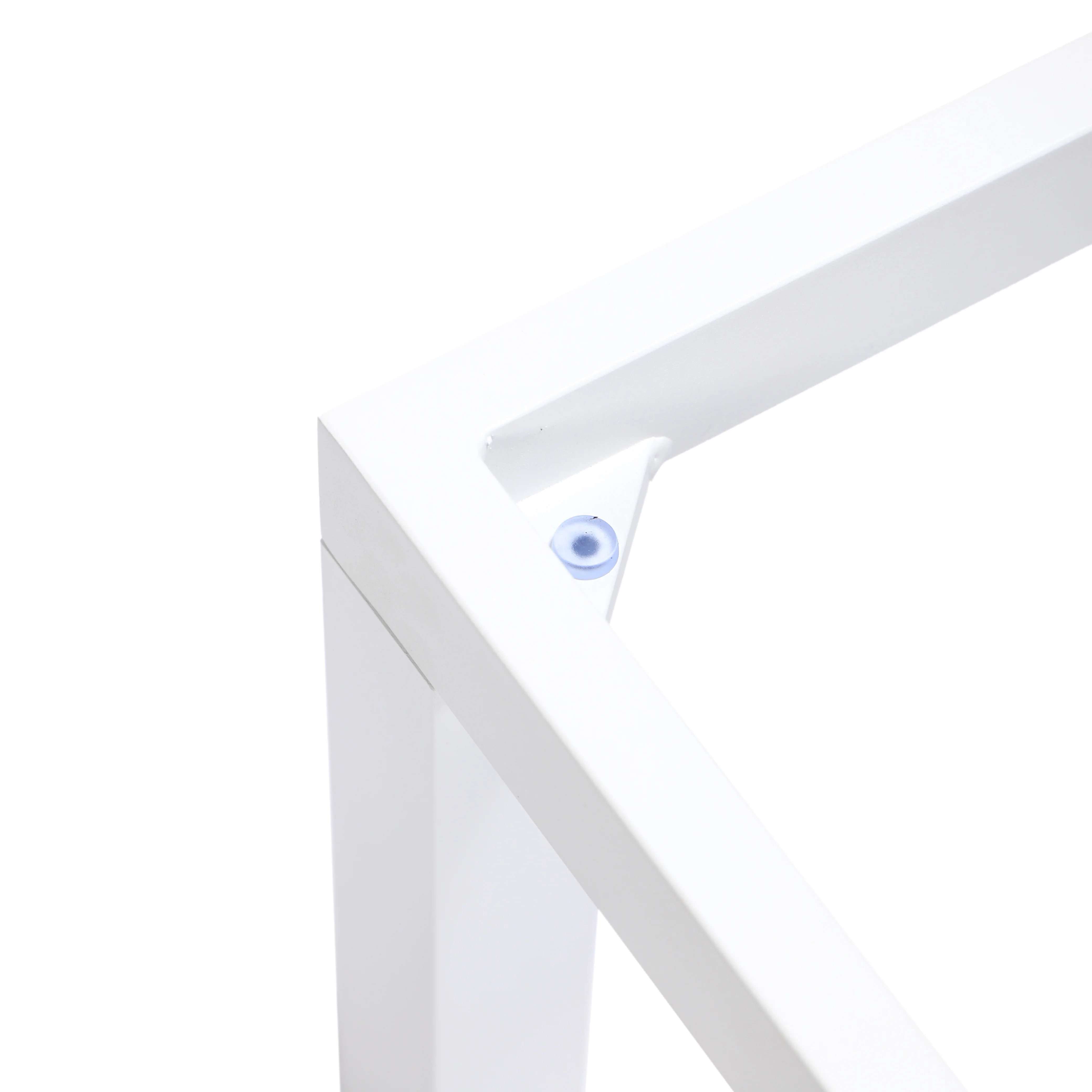 Marlin Patio Chaise Lounge Chair With White Aluminum Frame, Set of 2 in Burgundy