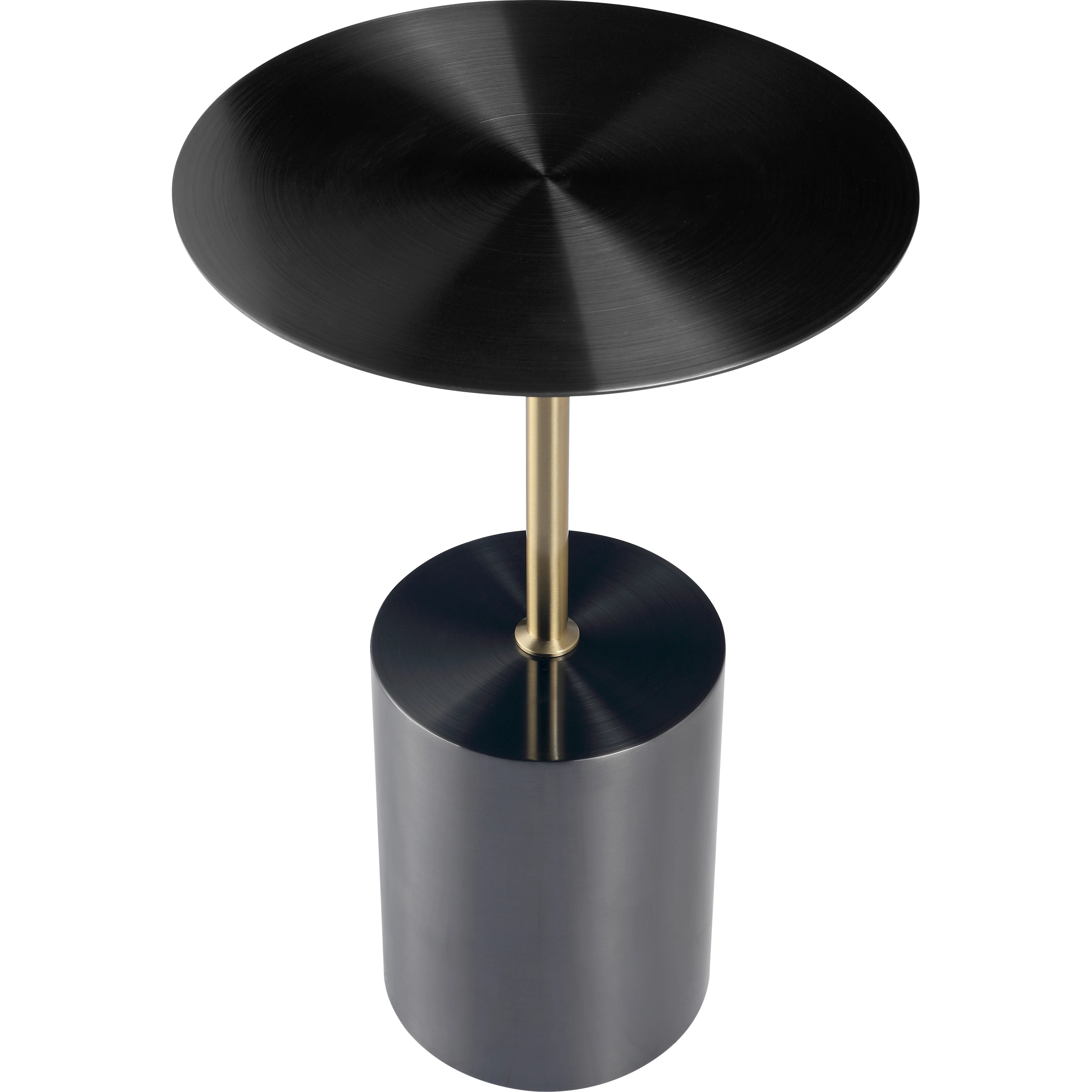 Malta Collection Modern End Table In Black
