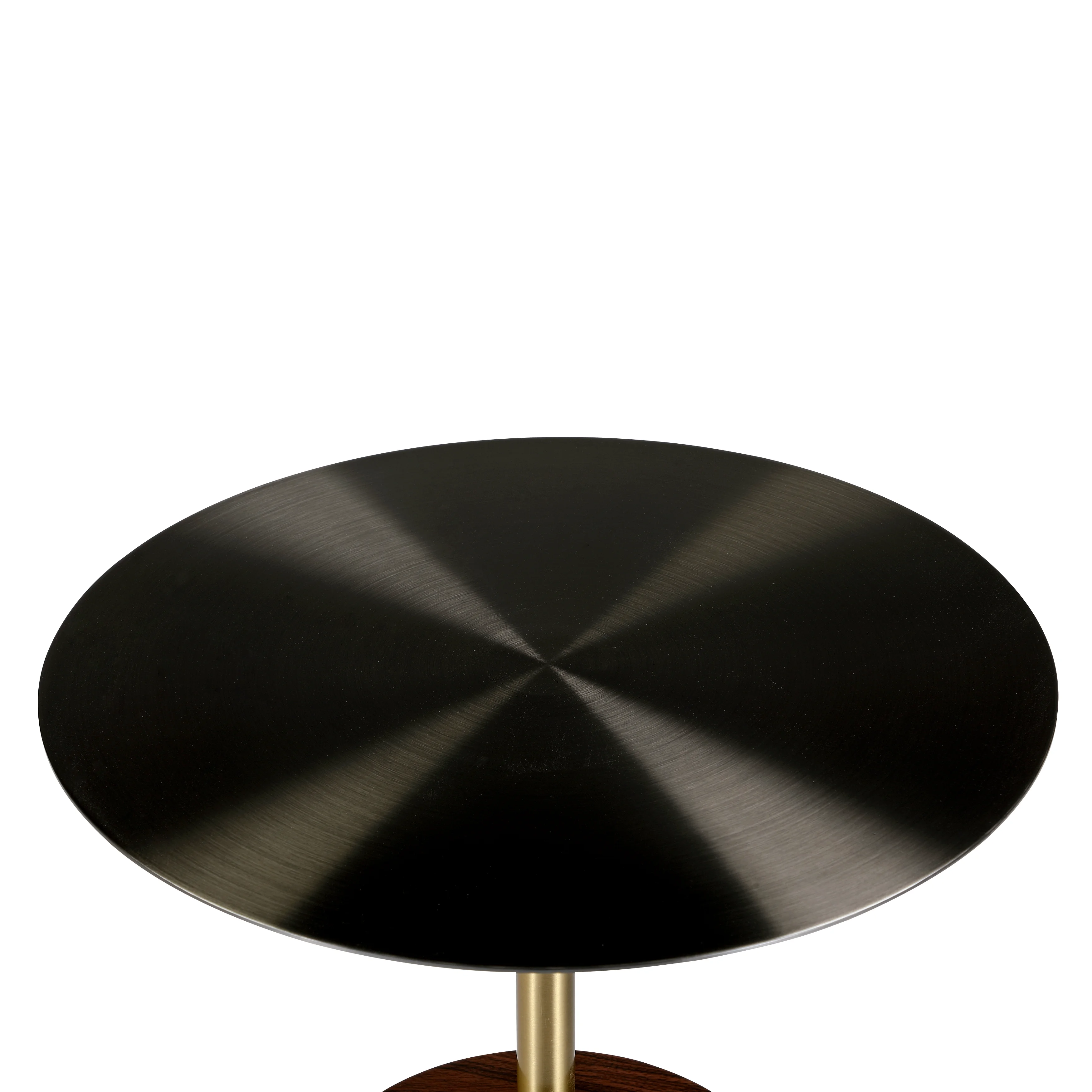 Malta Collection Modern End Table In Brown