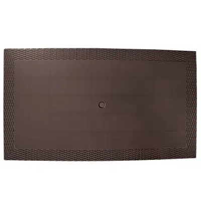 Mace Weave Design Outdoor Dining Table