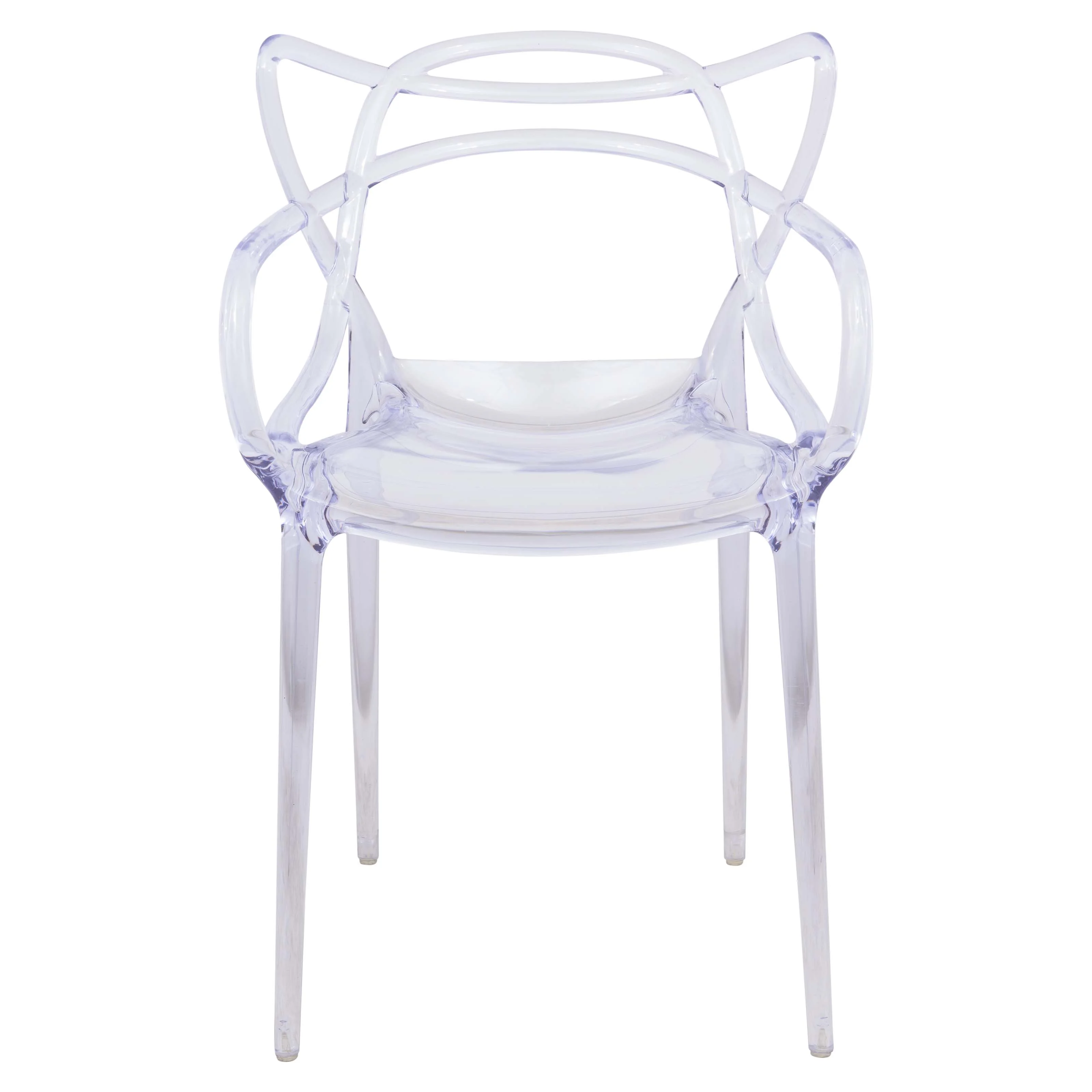 Milan Modern Wire Design Chair, Set of 4