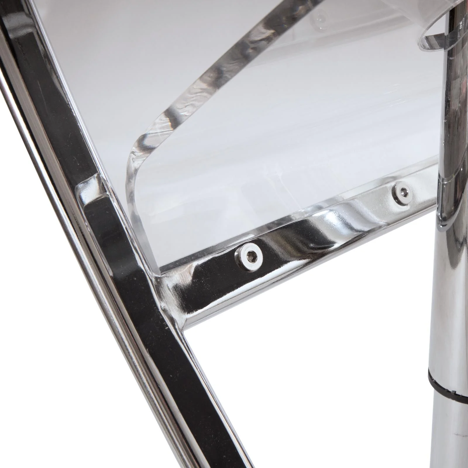 Napoli Transparent Acrylic Bar/Counter Stool, Set of 2