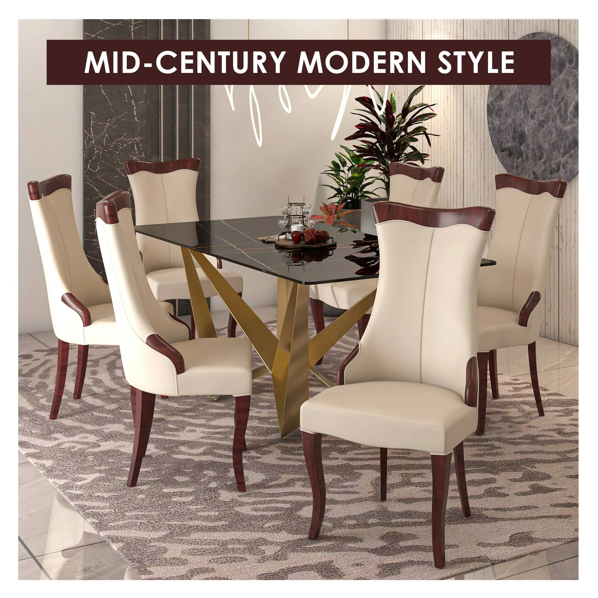 Novara Collection Modern Wooden Dining Chair in Light Toupe Set of 2