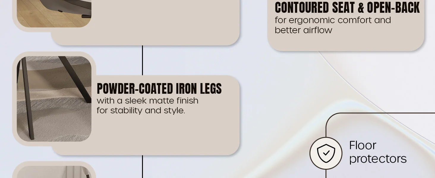 Wooden Dining Chair Modern style Nymia Collection Walnut Glazed Color in White