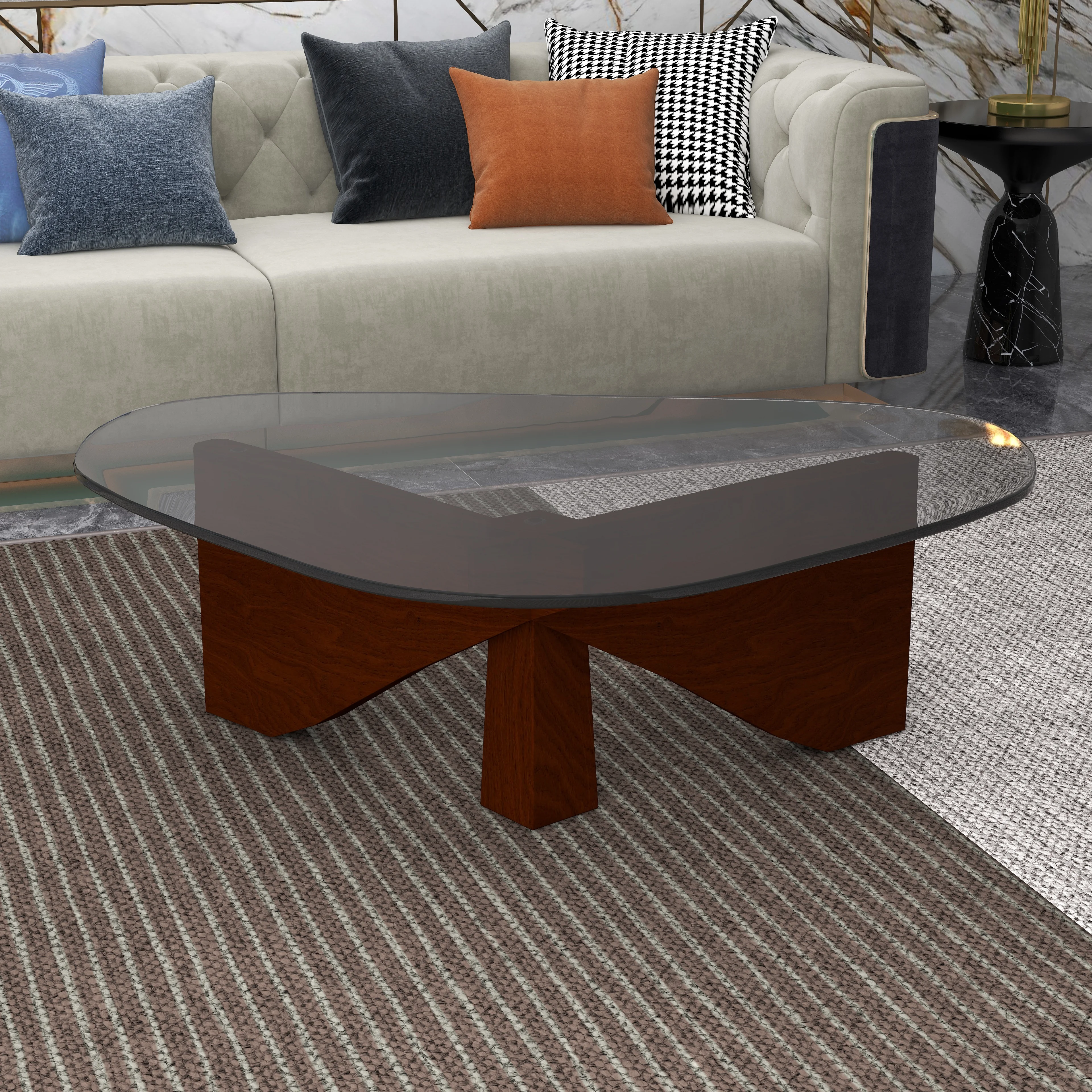 Imperial Triangle Coffee Table