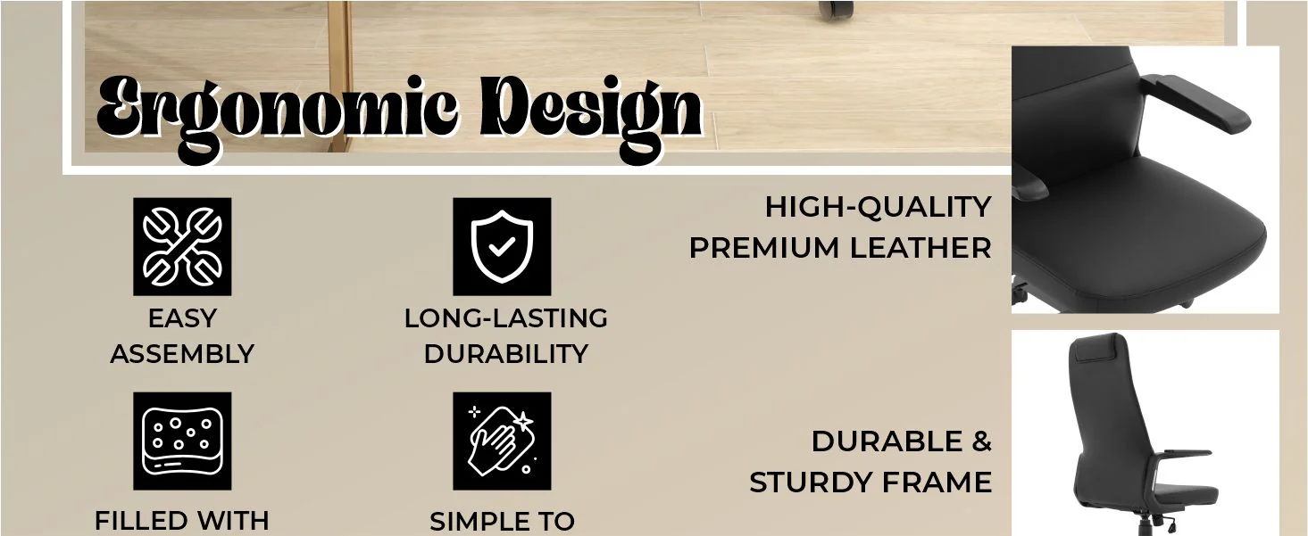 Nexa Collection Modern Office Chair In Black