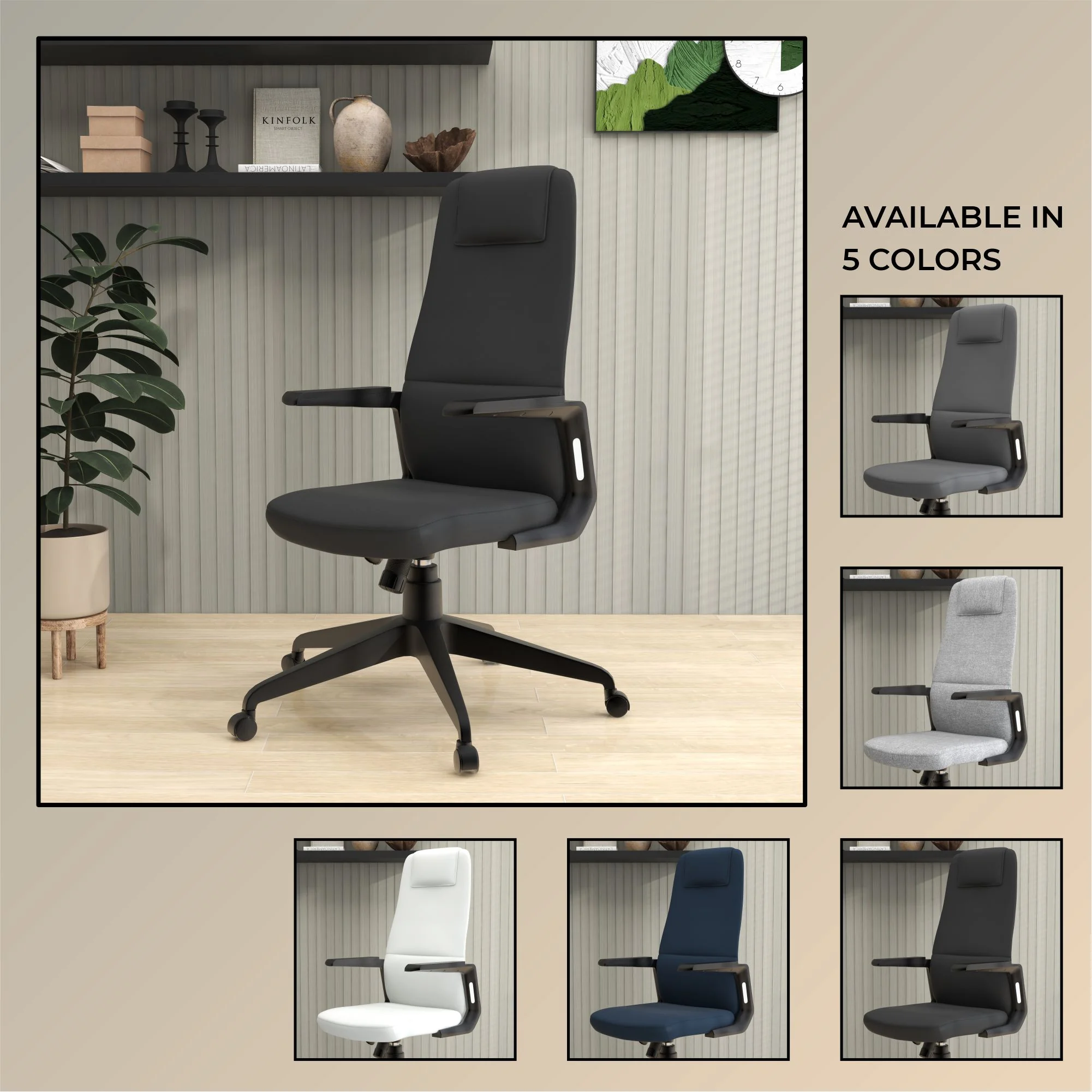 Nexa Collection Modern Office Chair In Black