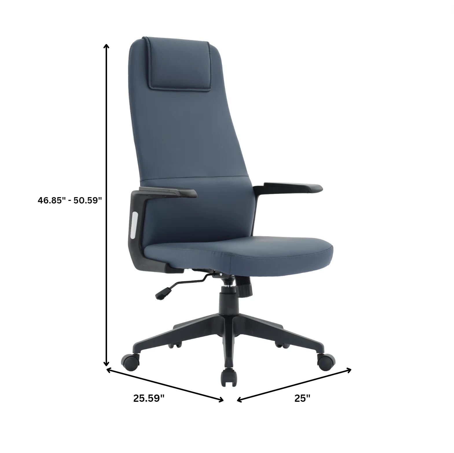 Nexa Collection Modern Office Chair In Blue