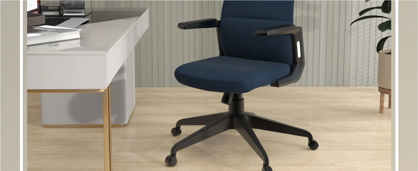 Nexa Collection Modern Office Chair In Blue