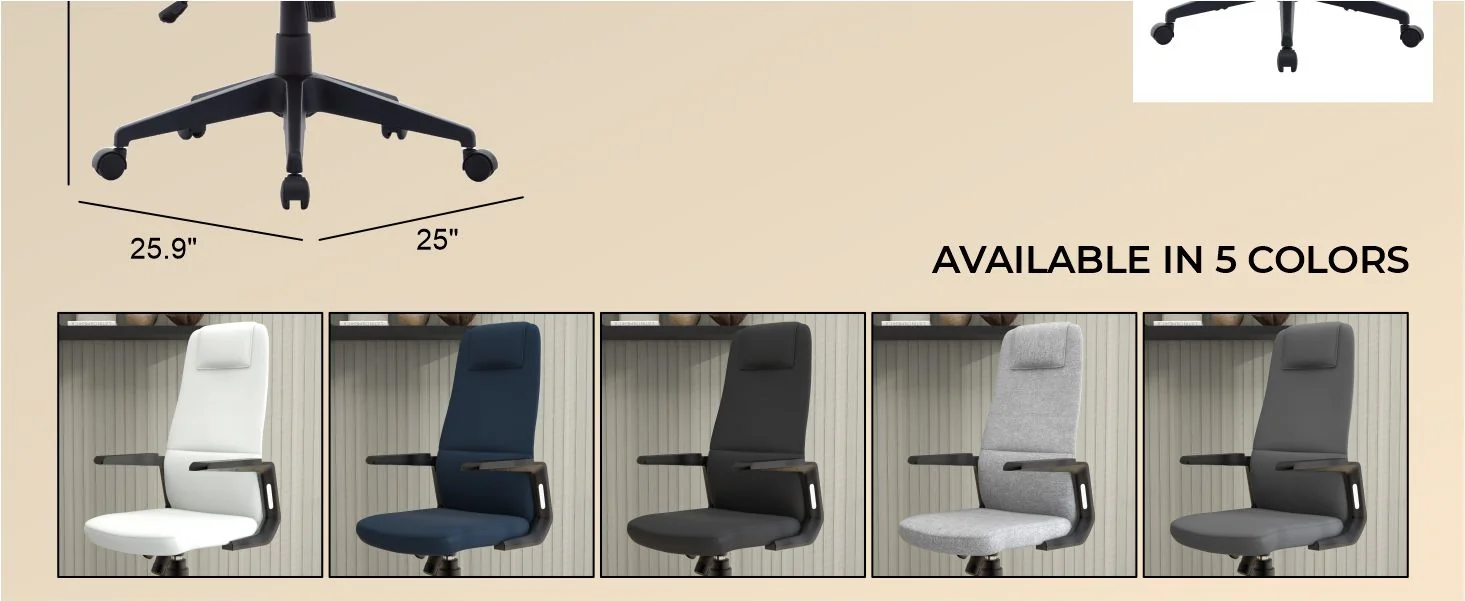 Nexa Collection Modern Office Chair In White