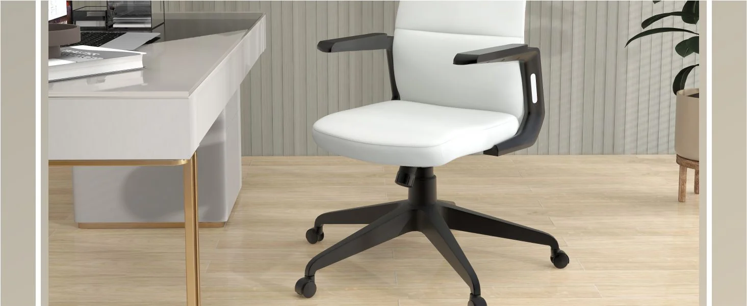 Nexa Collection Modern Office Chair In White