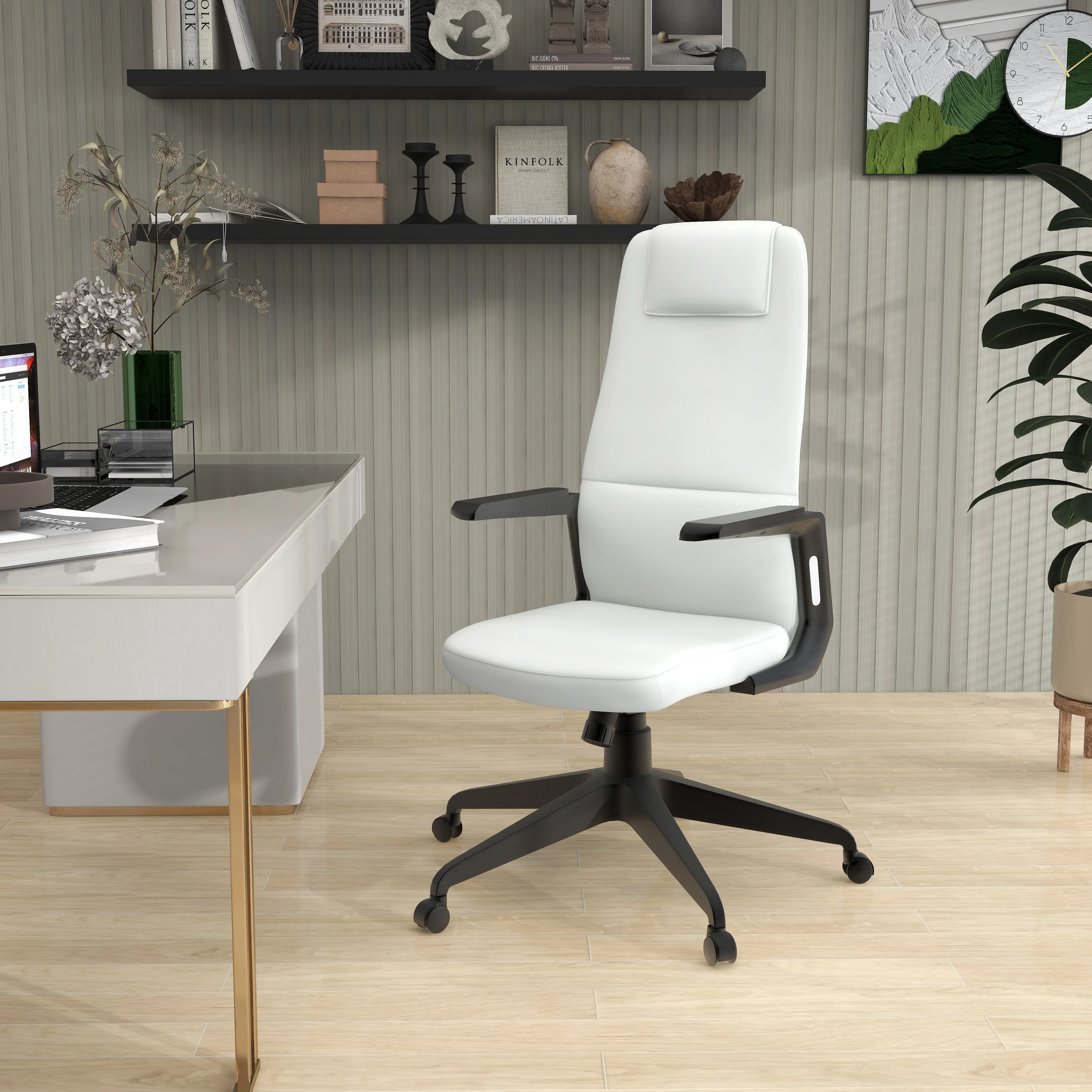 Nexa Collection Modern Office Chair In White