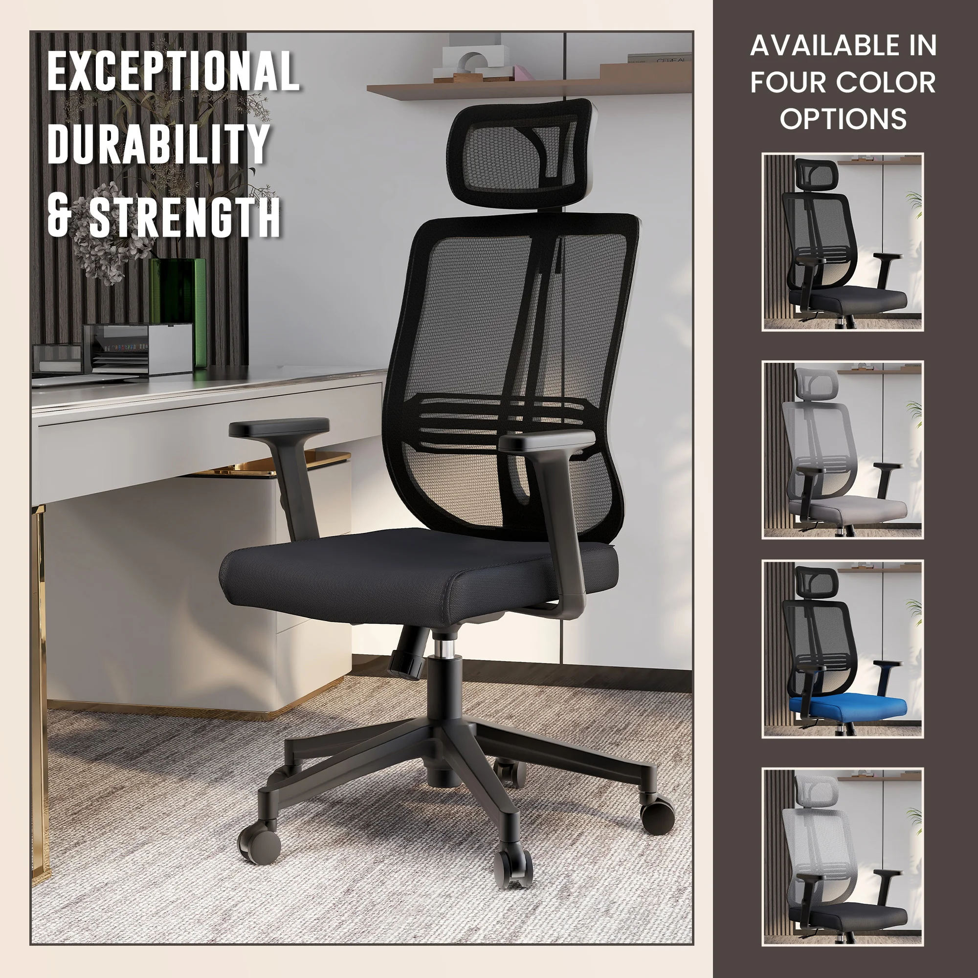 Office Nift Series Office Task Chair In Black
