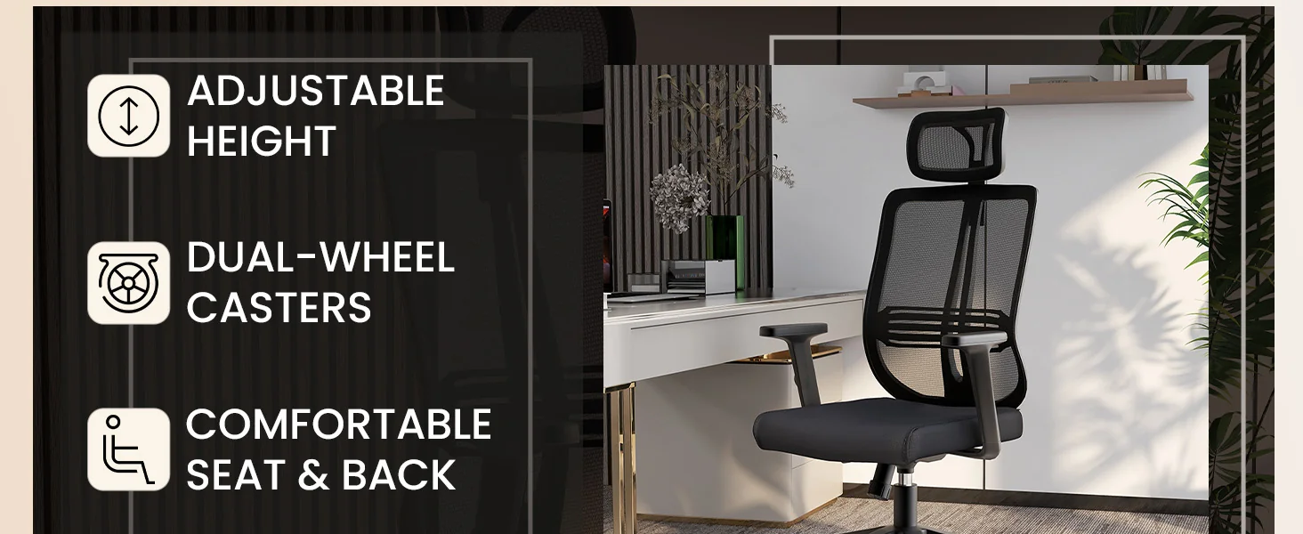 Office Nift Series Office Task Chair In Black