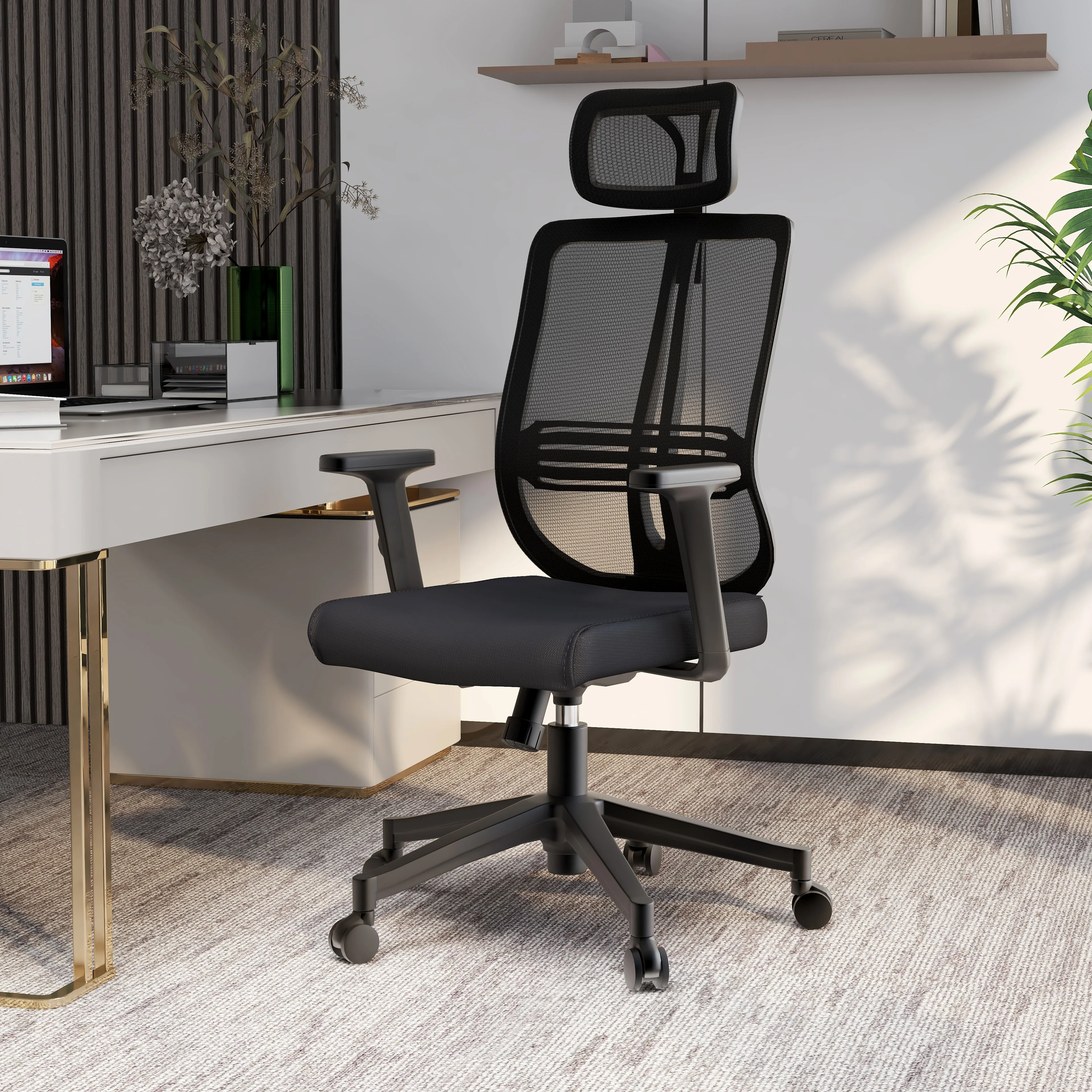 Office Nift Series Office Task Chair In Black