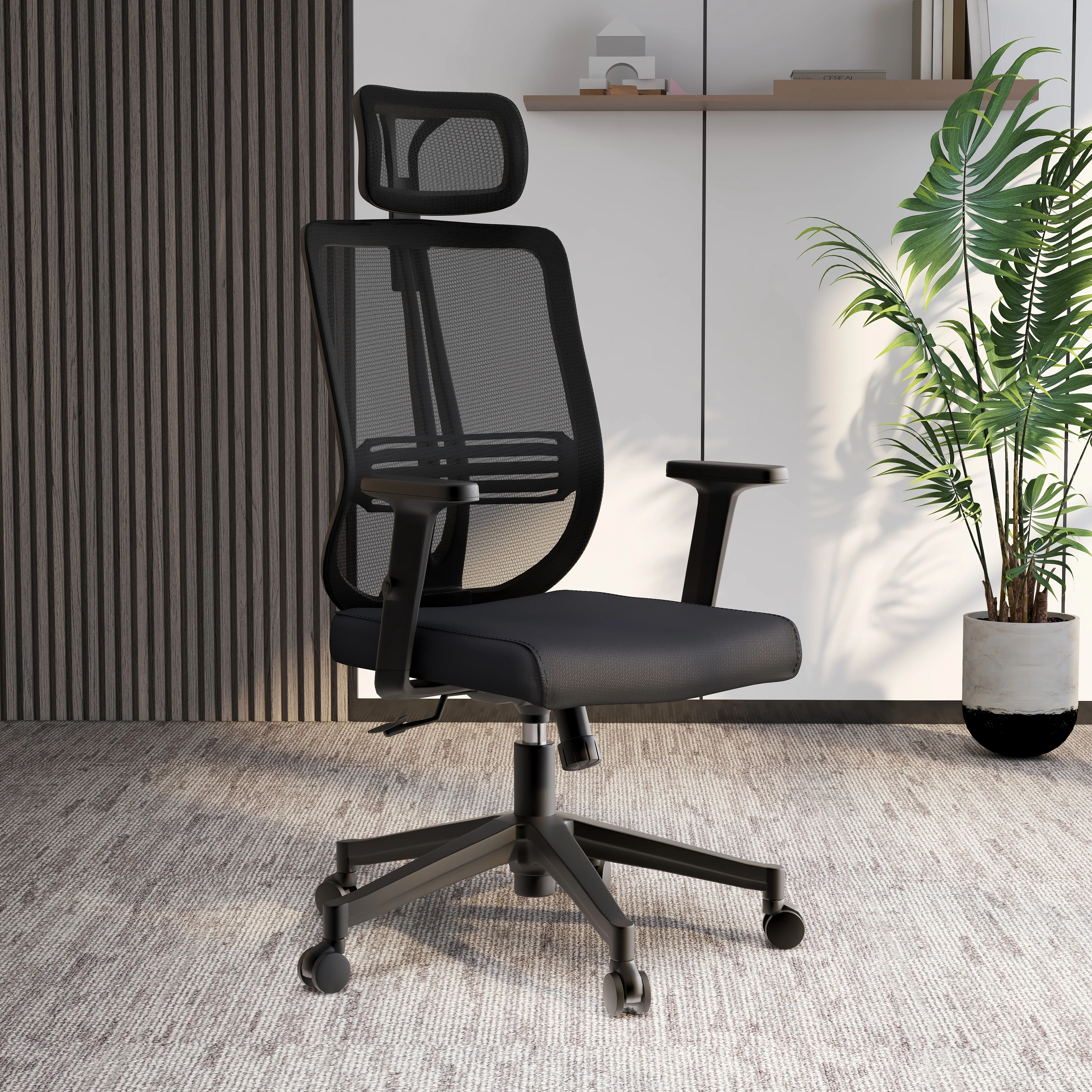 Office Nift Series Office Task Chair In Black