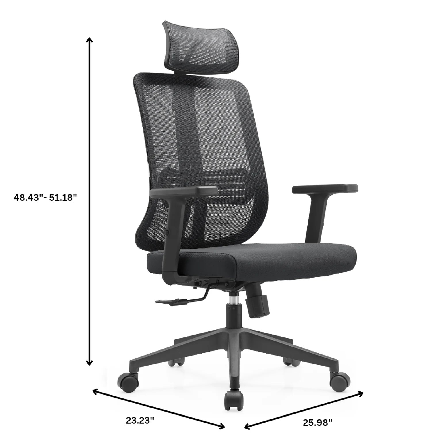 Office Nift Series Office Task Chair In Black