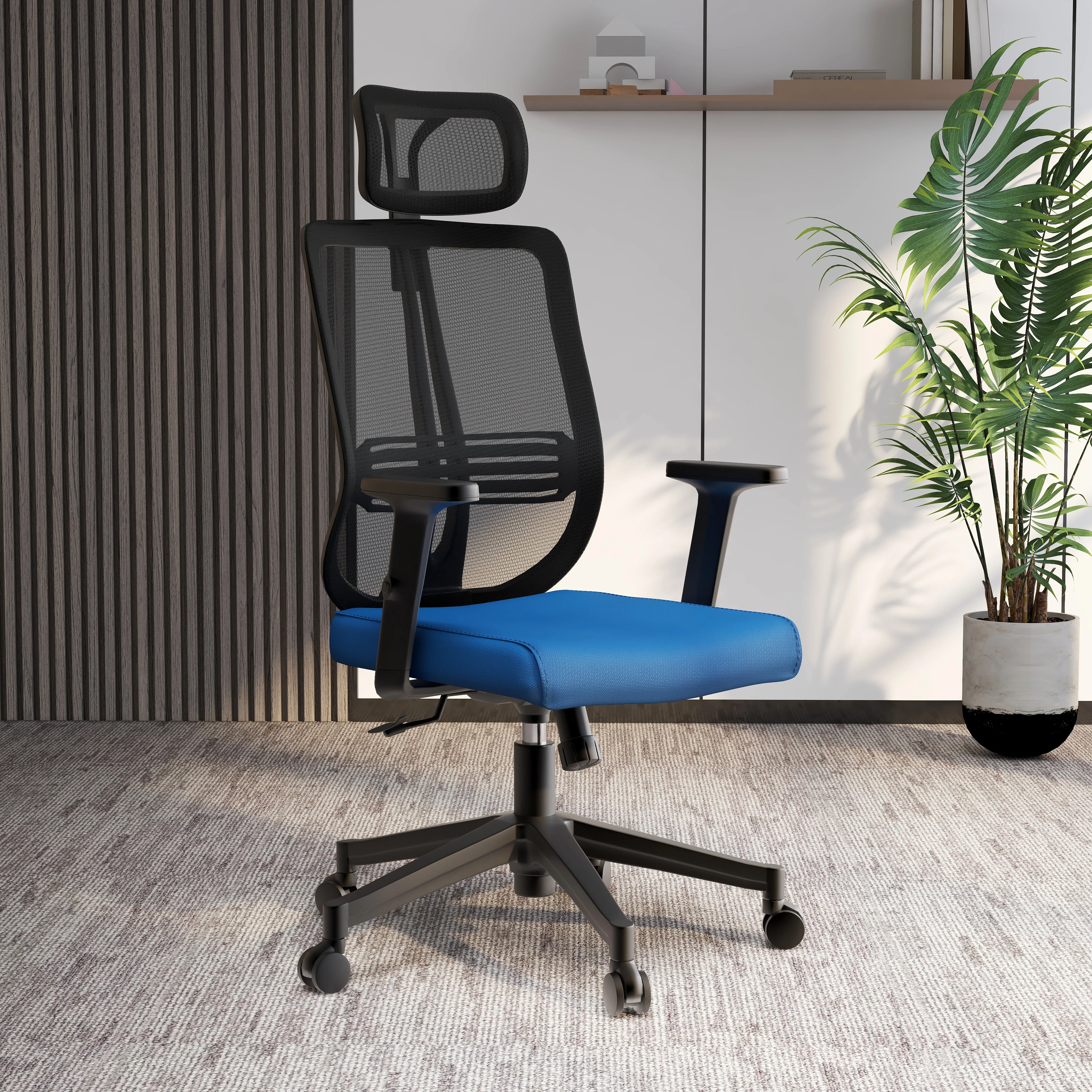 Office Nift Series Office Task Chair In Blue