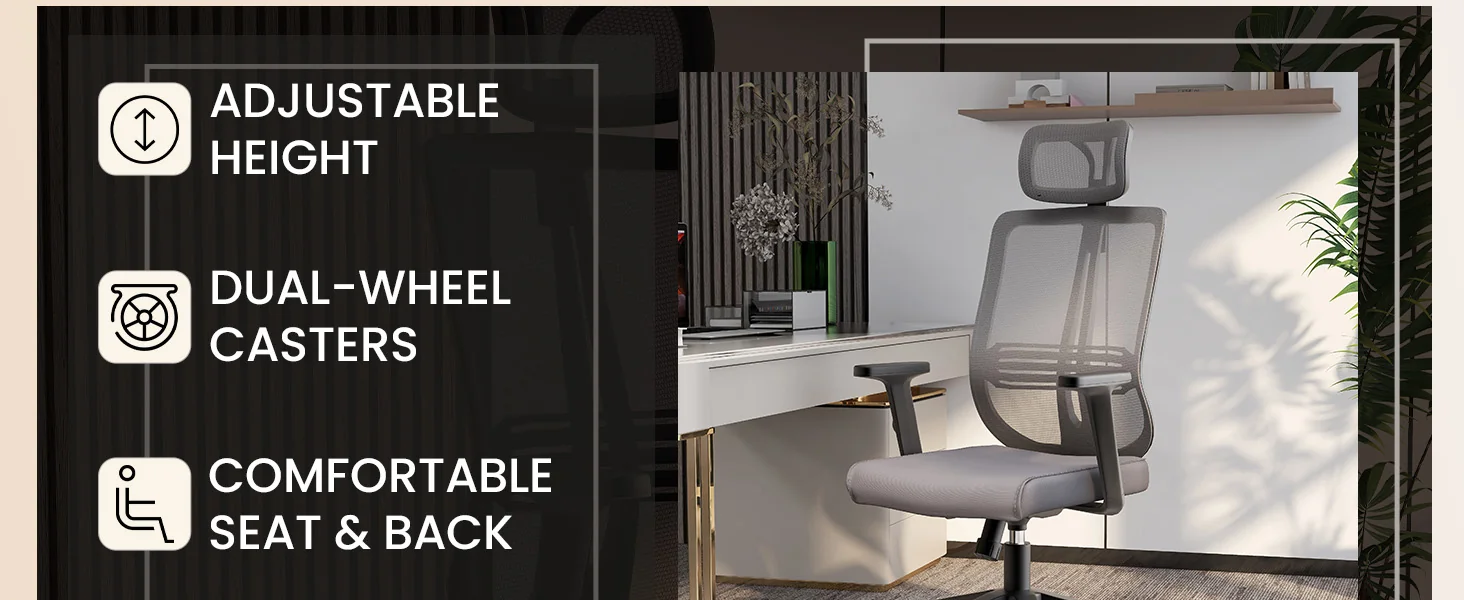 Office Nift Series Office Task Chair In Grey