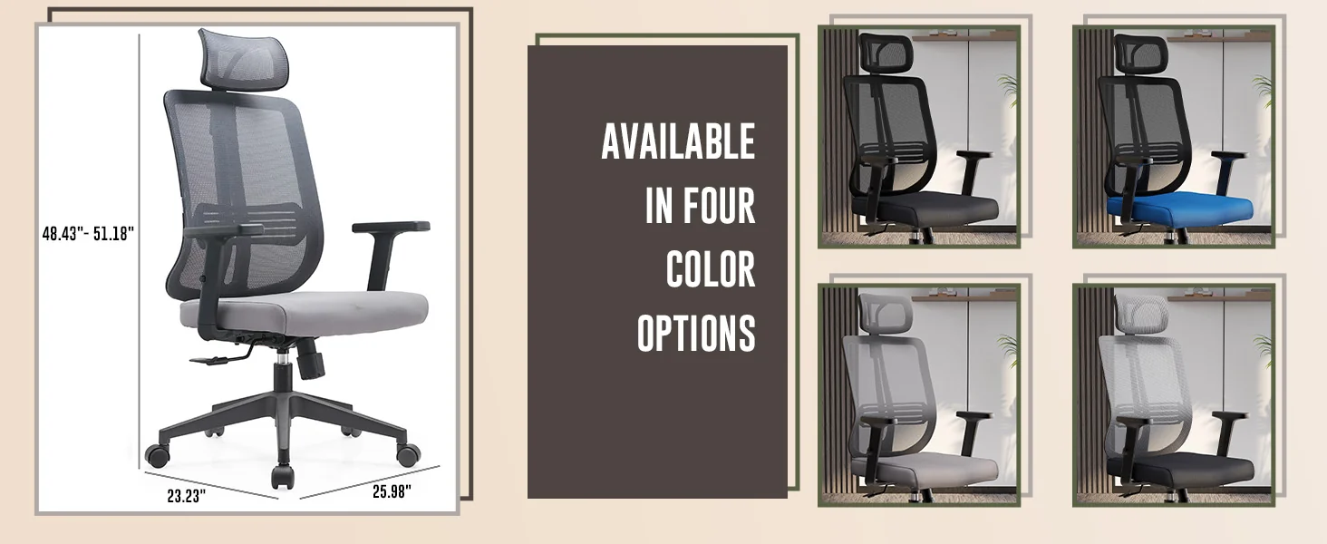 Office Nift Series Office Task Chair In Grey