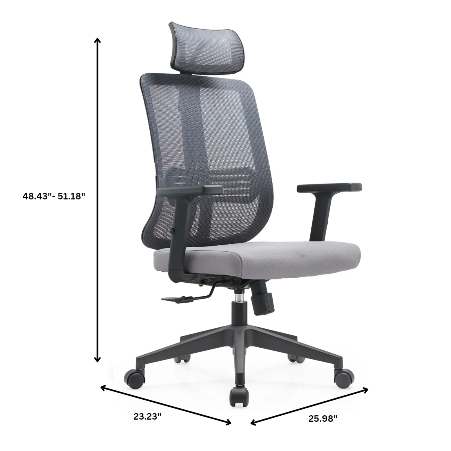Office Nift Series Office Task Chair In Grey