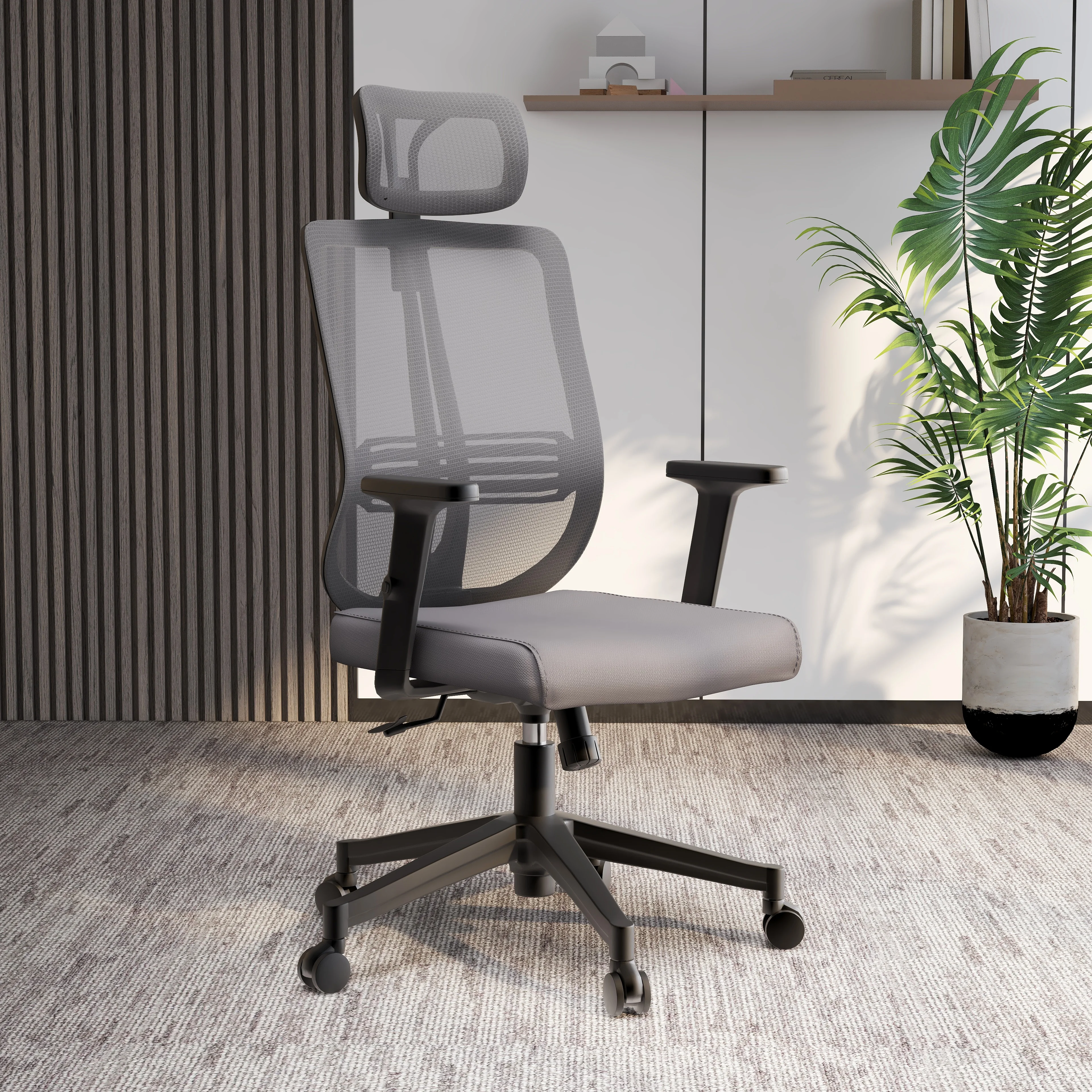 Office Nift Series Office Task Chair In Grey