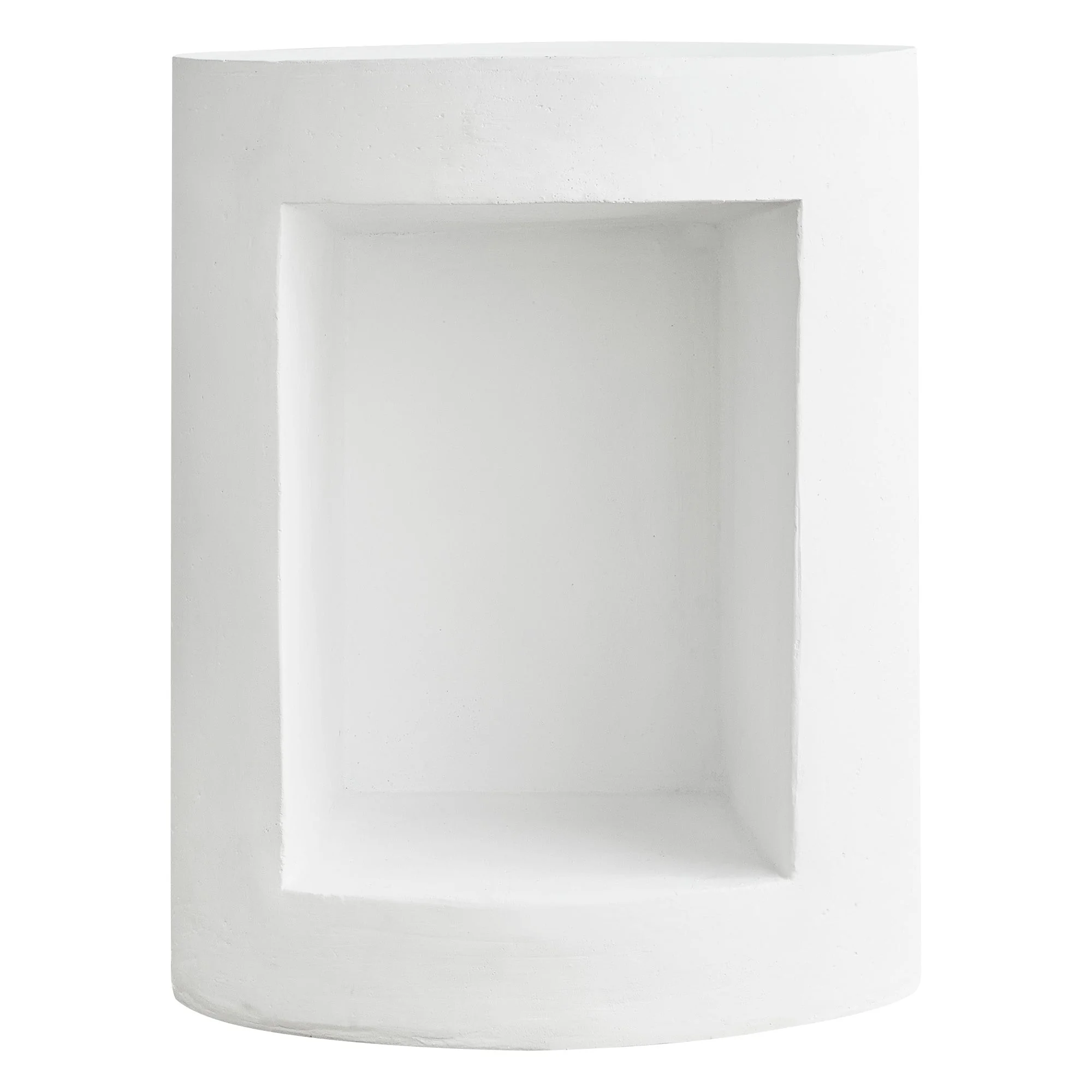 Modern Side End Table Nook Series In White