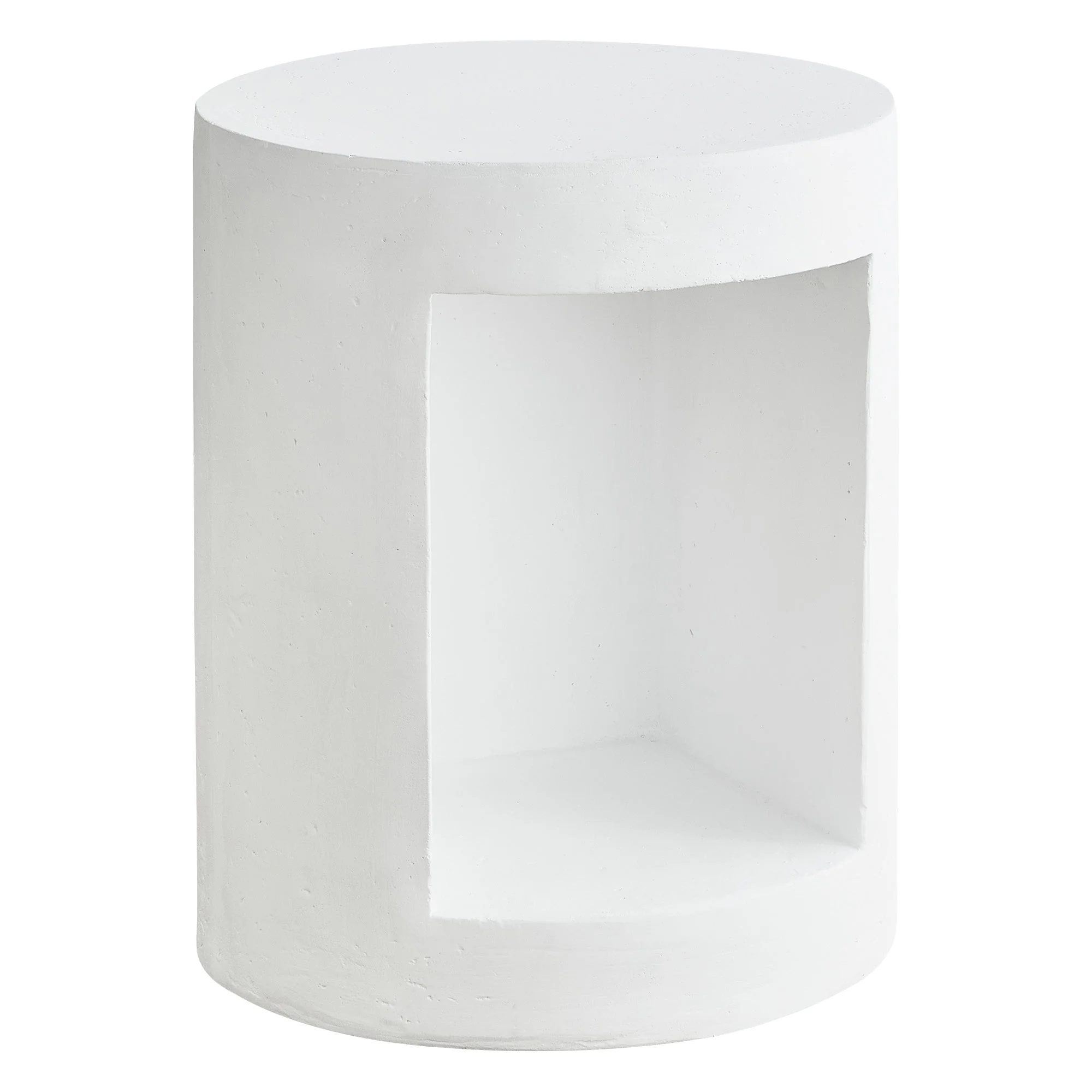 Modern Side End Table Nook Series In White