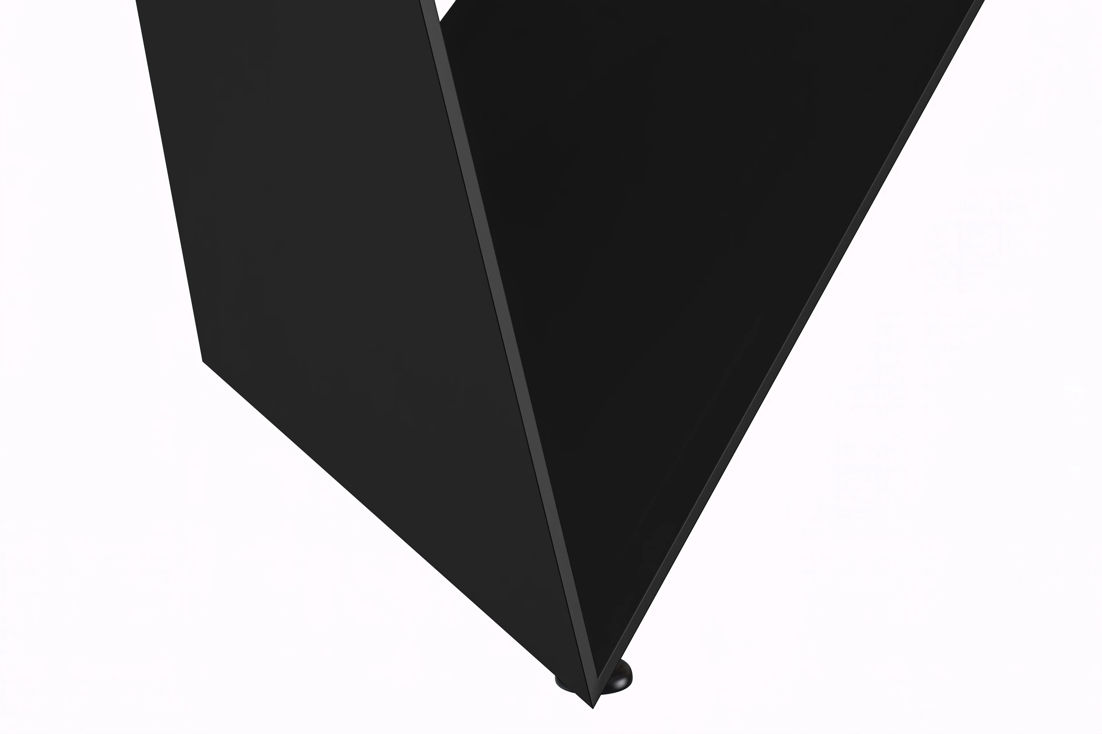 Nuvor Series Modern Dining Table Black Base, With 71 Black/Gold Sintered Stone Top