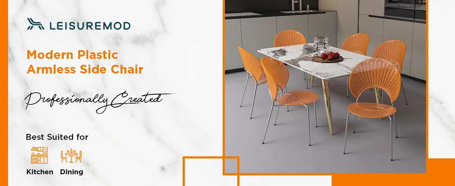 Opulent Series Modern Clear Dining Chair