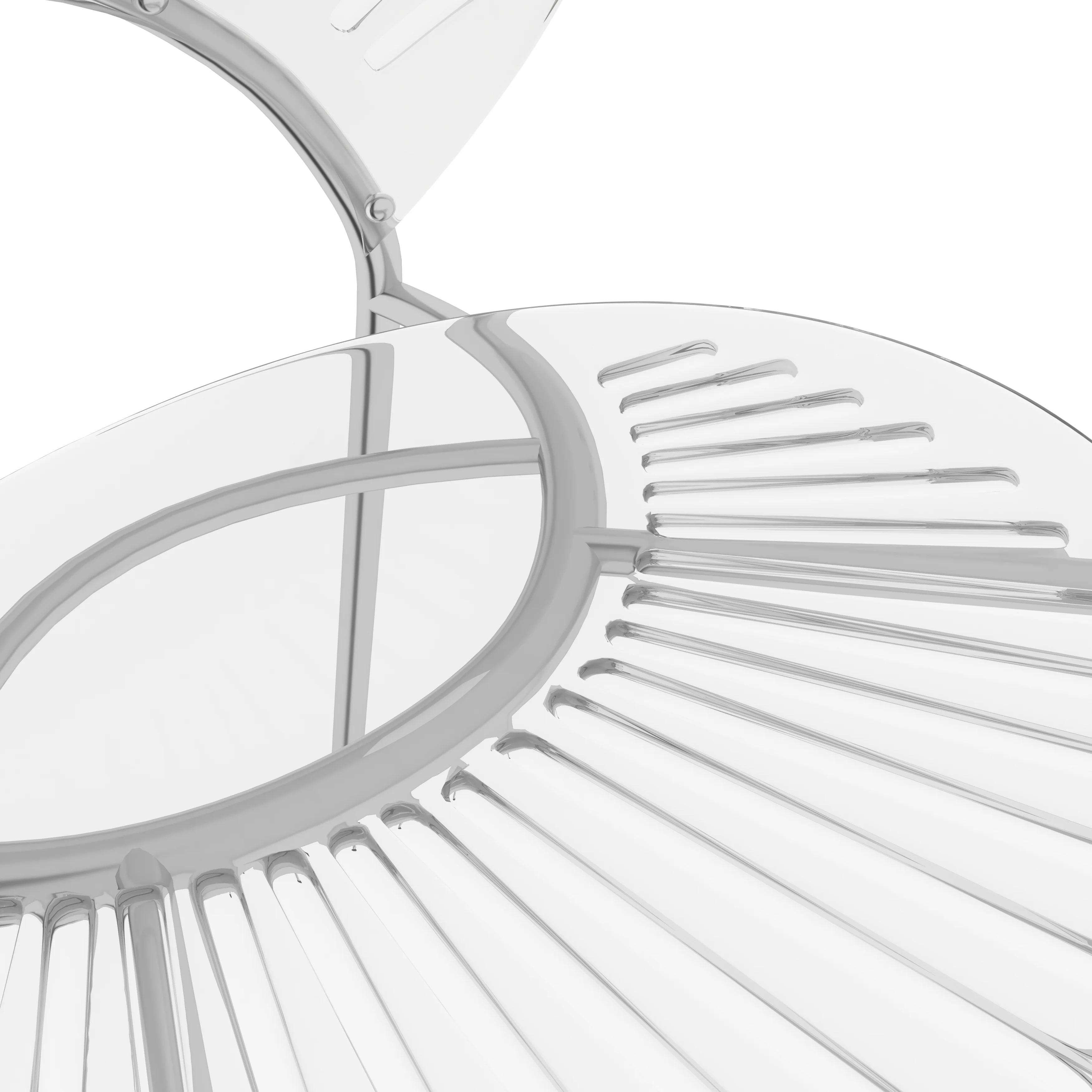 Opulent Series Modern Clear Dining Chair