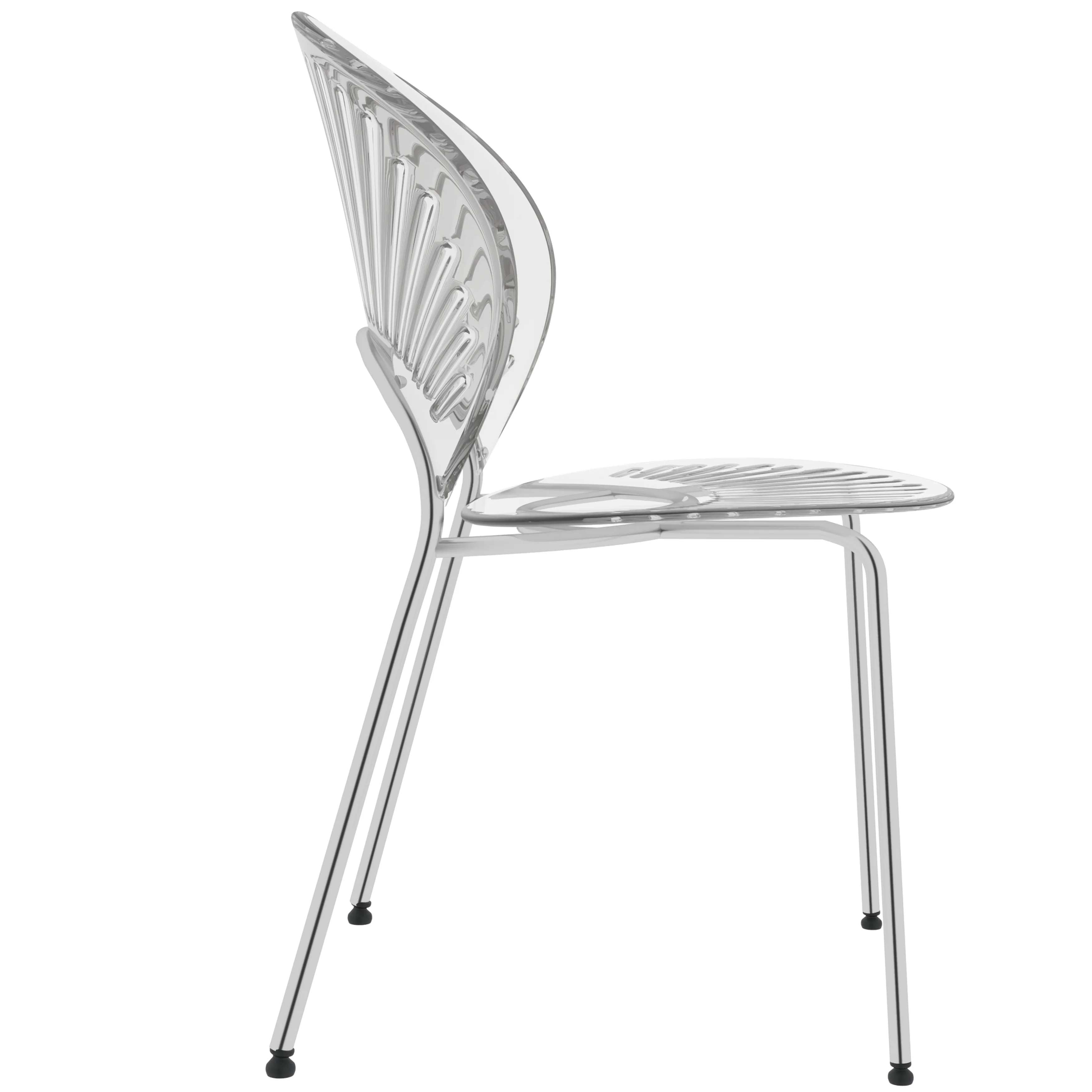 Opulent Series Modern Clear Dining Chair