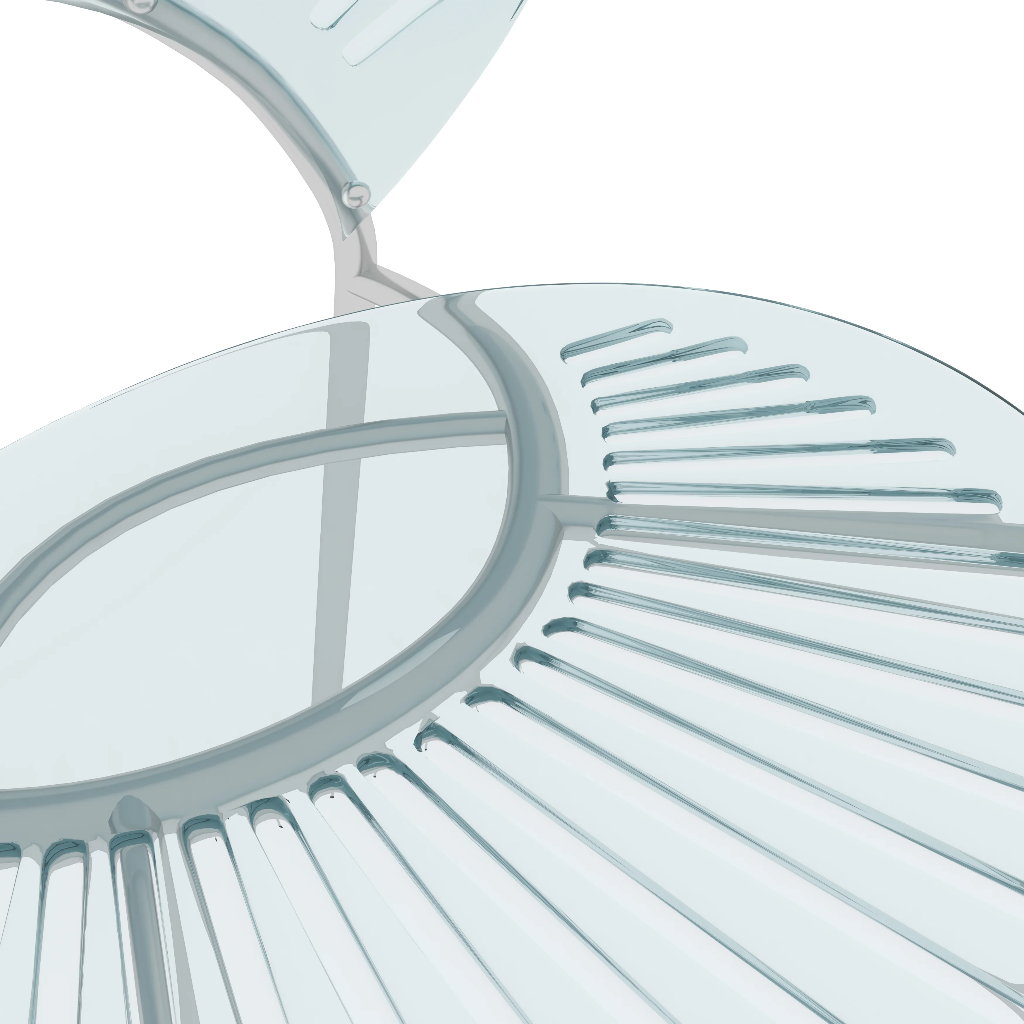 Opulent Series Modern Smoke Dining Chair