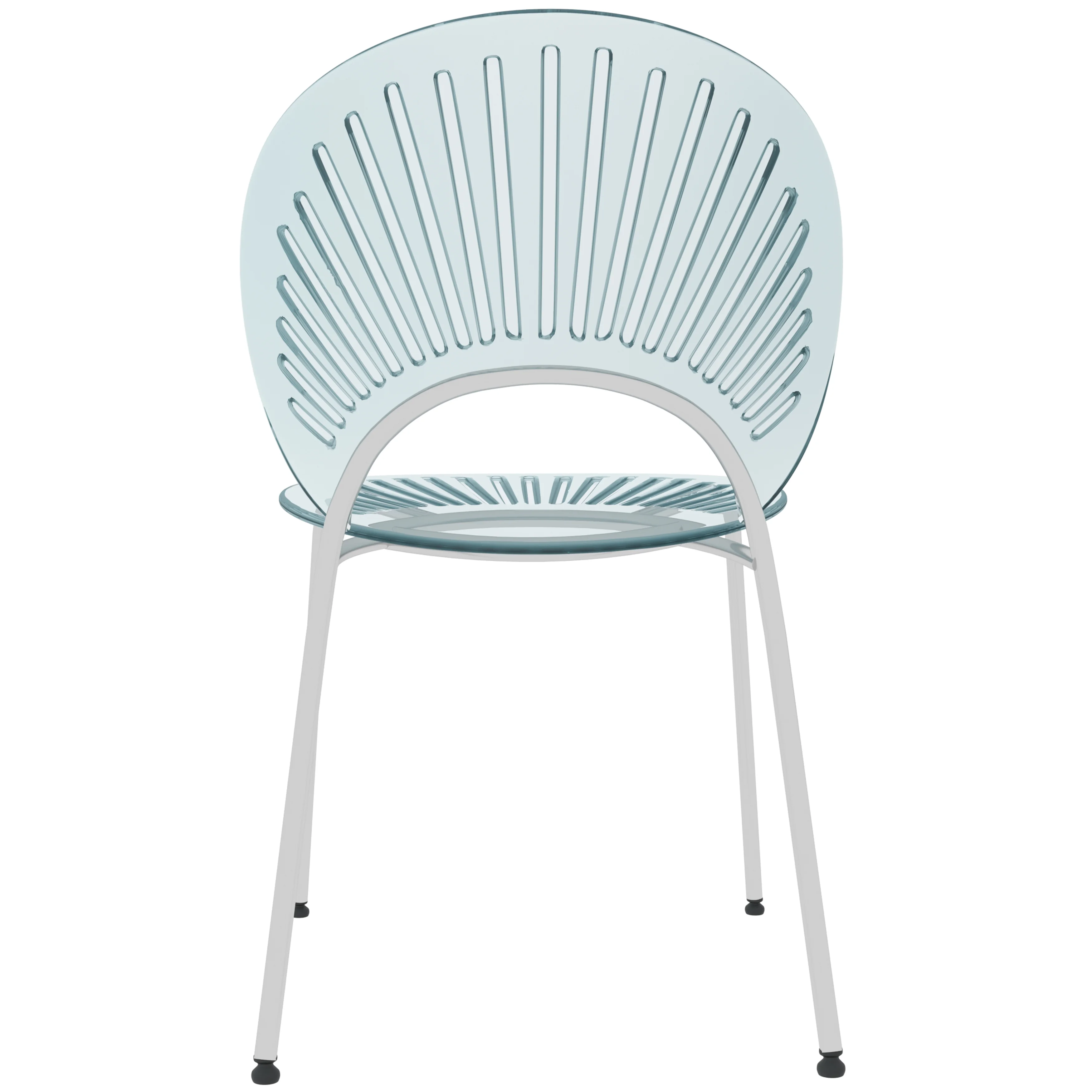 Opulent Series Modern Smoke Dining Chair Set of 4