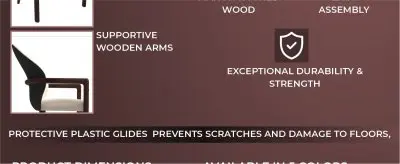 Opaline Series Elegant Wooden Dining Chair in Black Velvet and Toupe