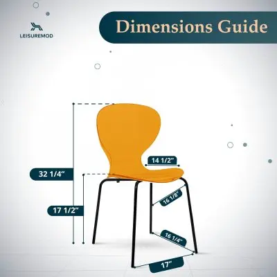 Modern Oyster Transparent Side Chair in Black Base Set of 2