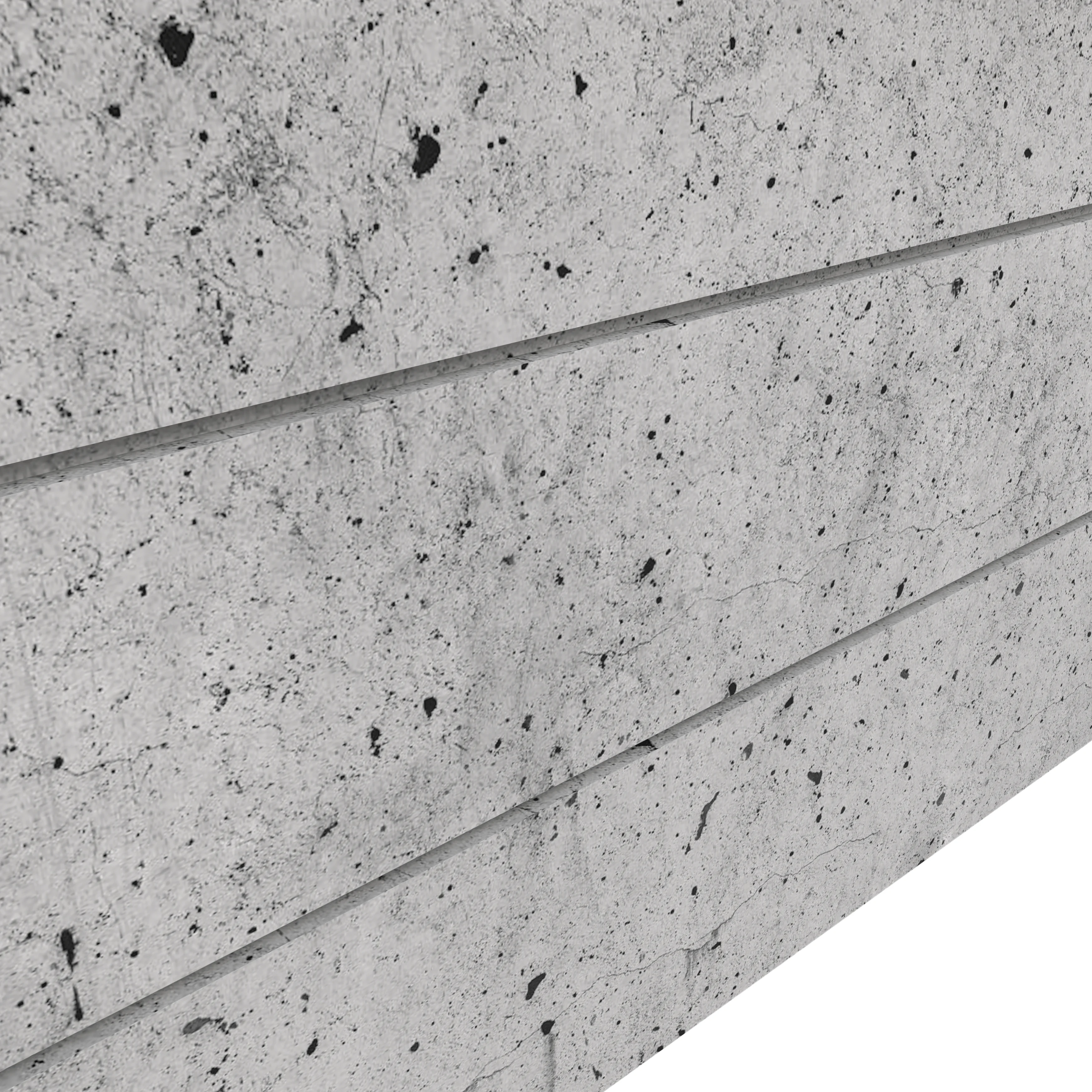 Oasis Series Rectangle Poly Stone Planter in White 15.7" x 13.8"   35.8 Long