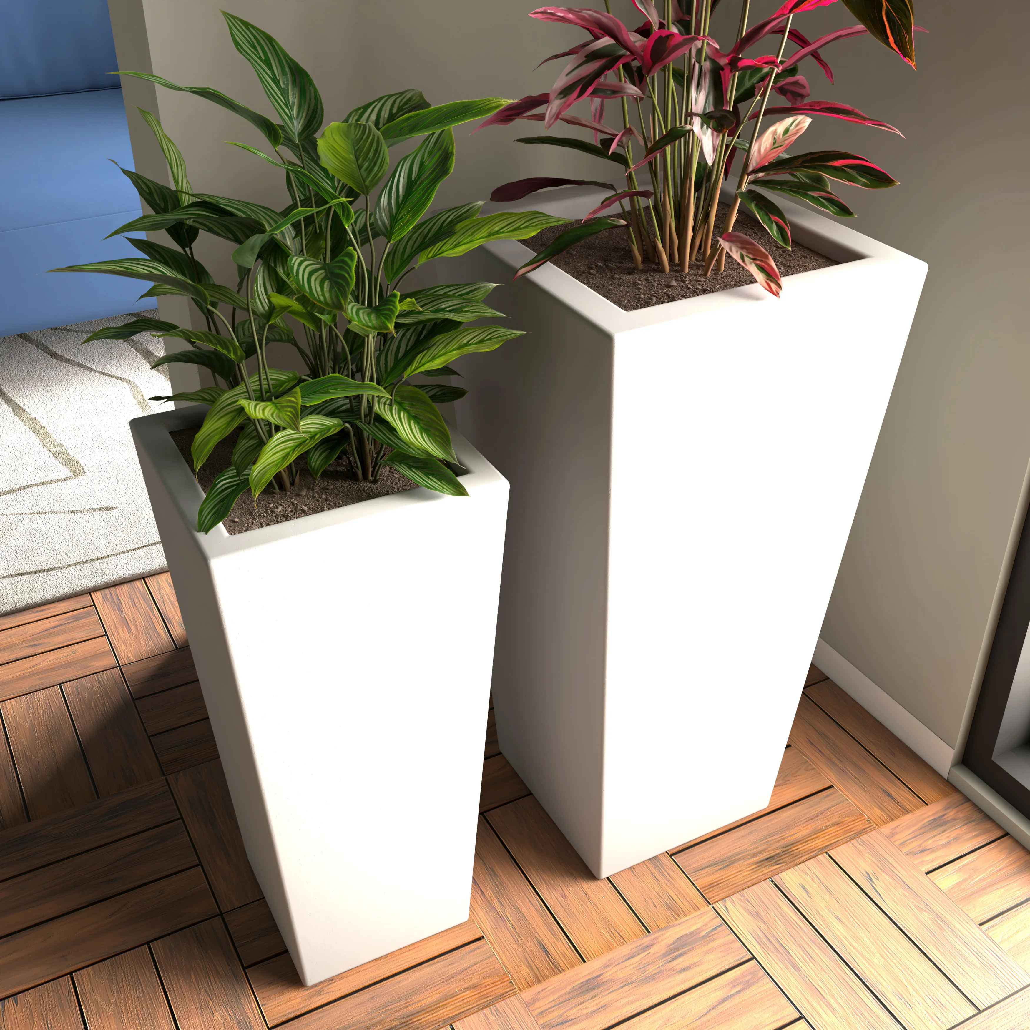 Orna Planter Set White