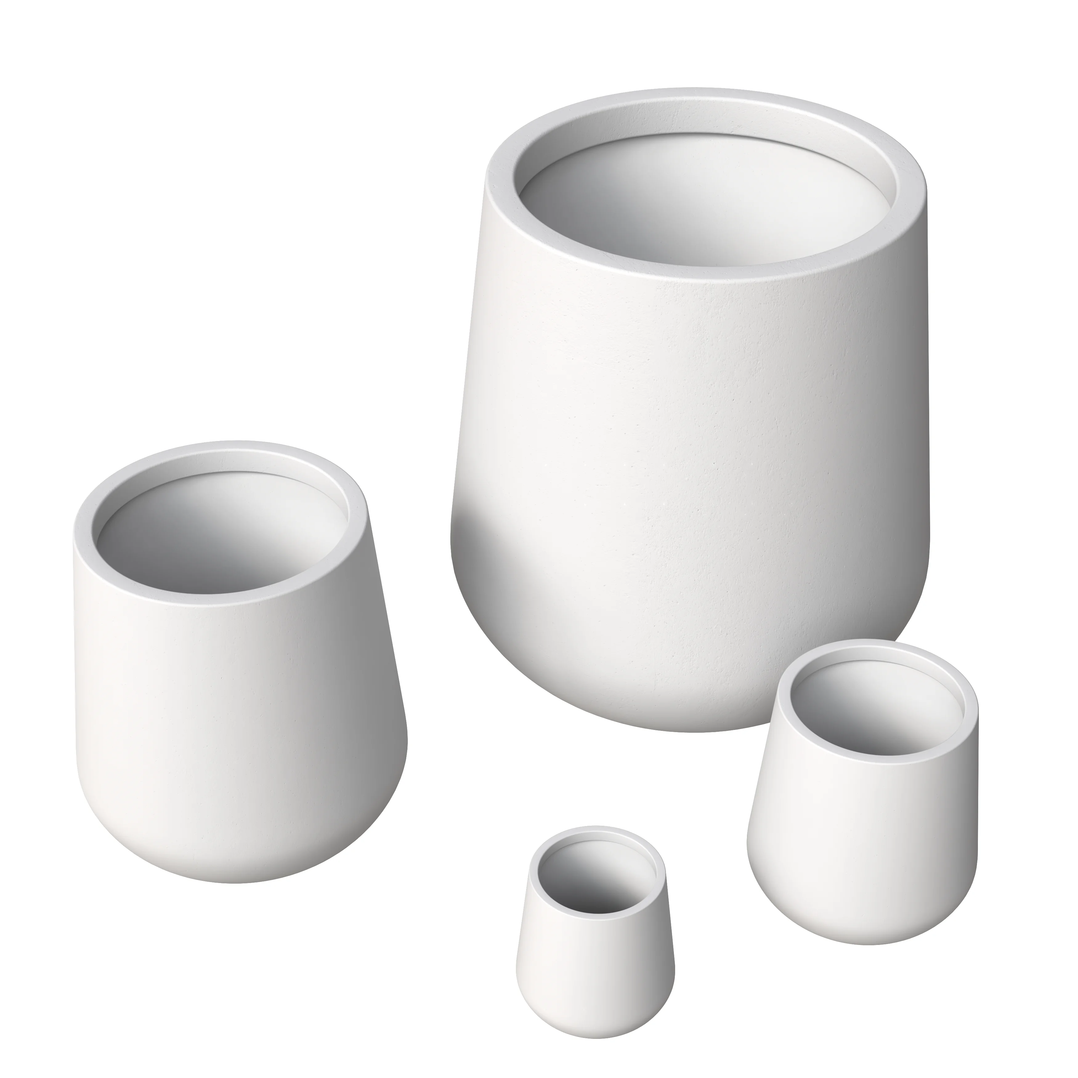 Orchid Planter Set White